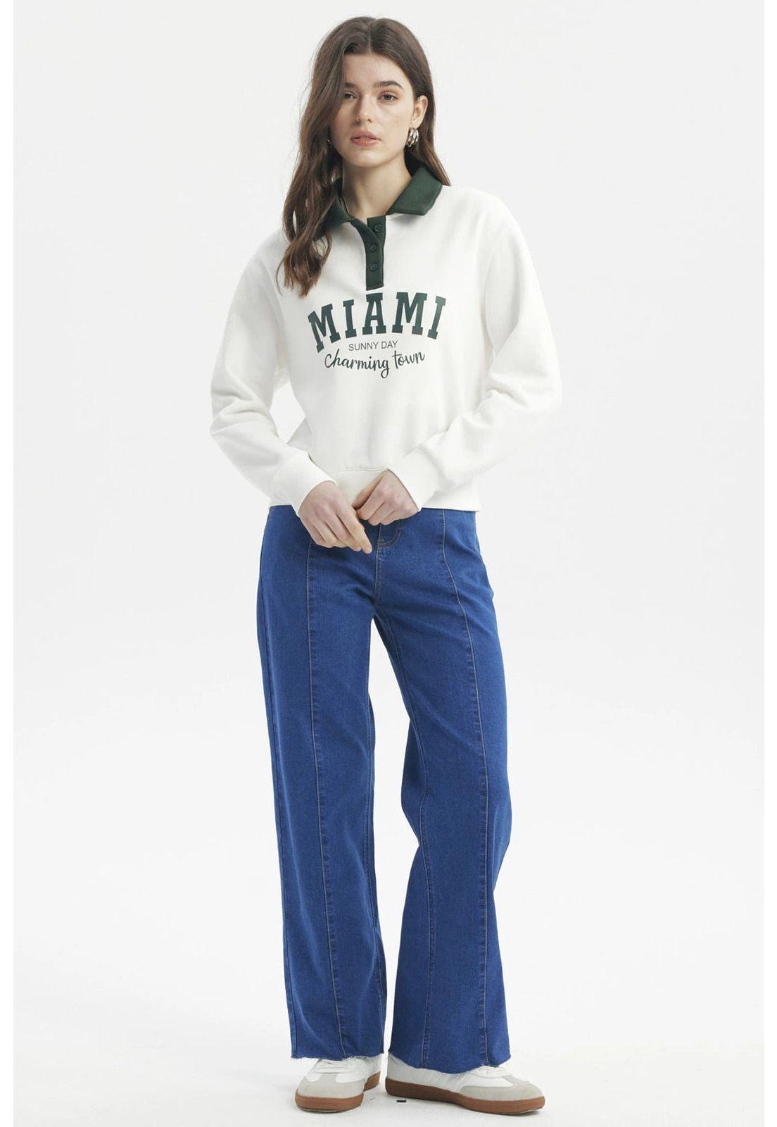 Polerón Mujer Slim Crudo - ll-3