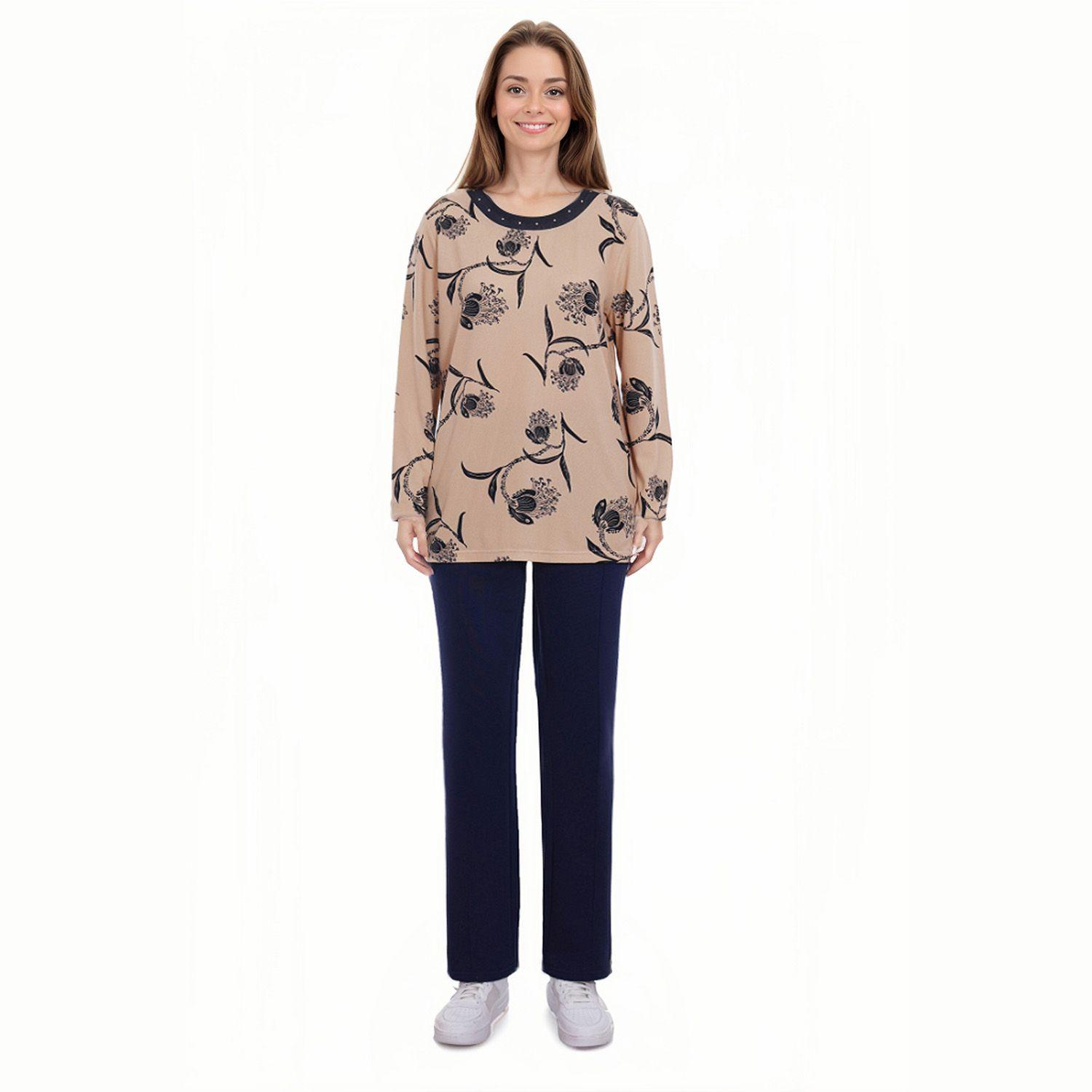 Polera Mujer Print Negro Ii-2