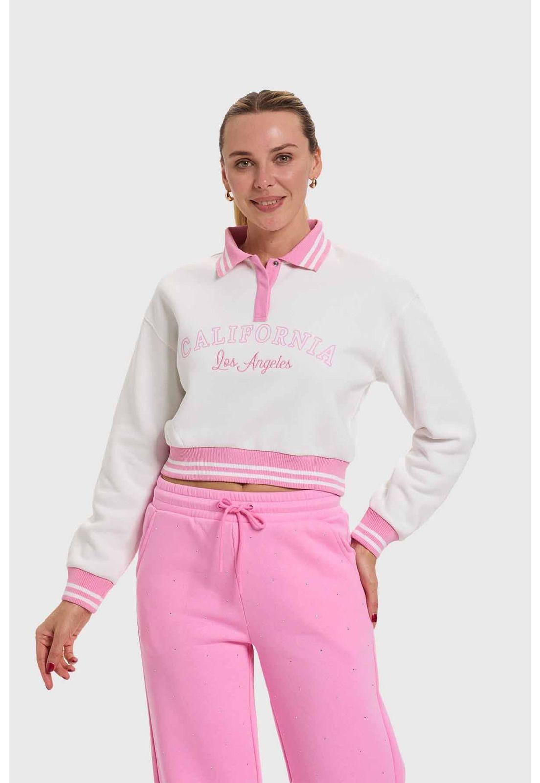 Polerón Mujer Preppy Rosado-0