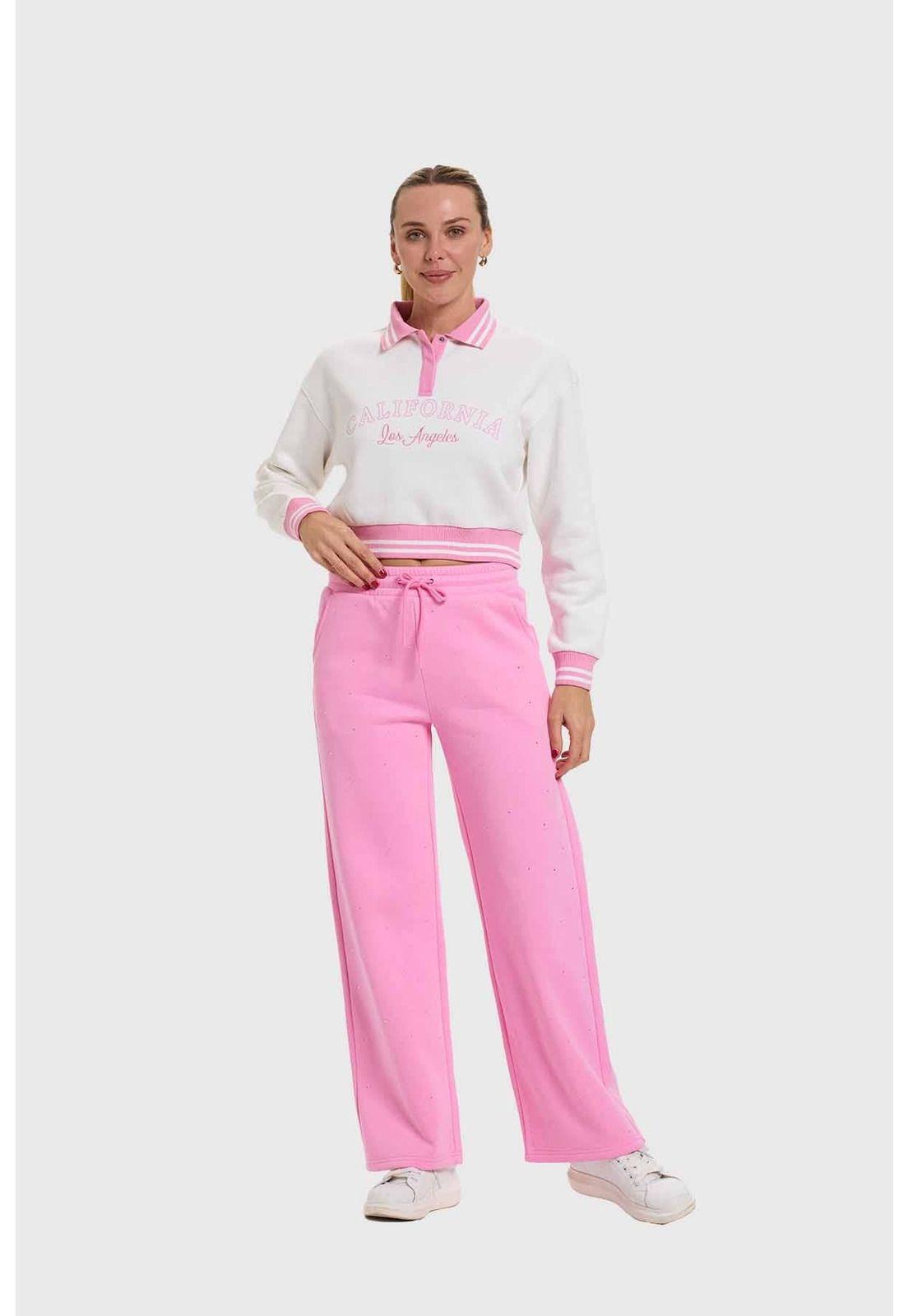 Polerón Mujer Preppy Rosado-3