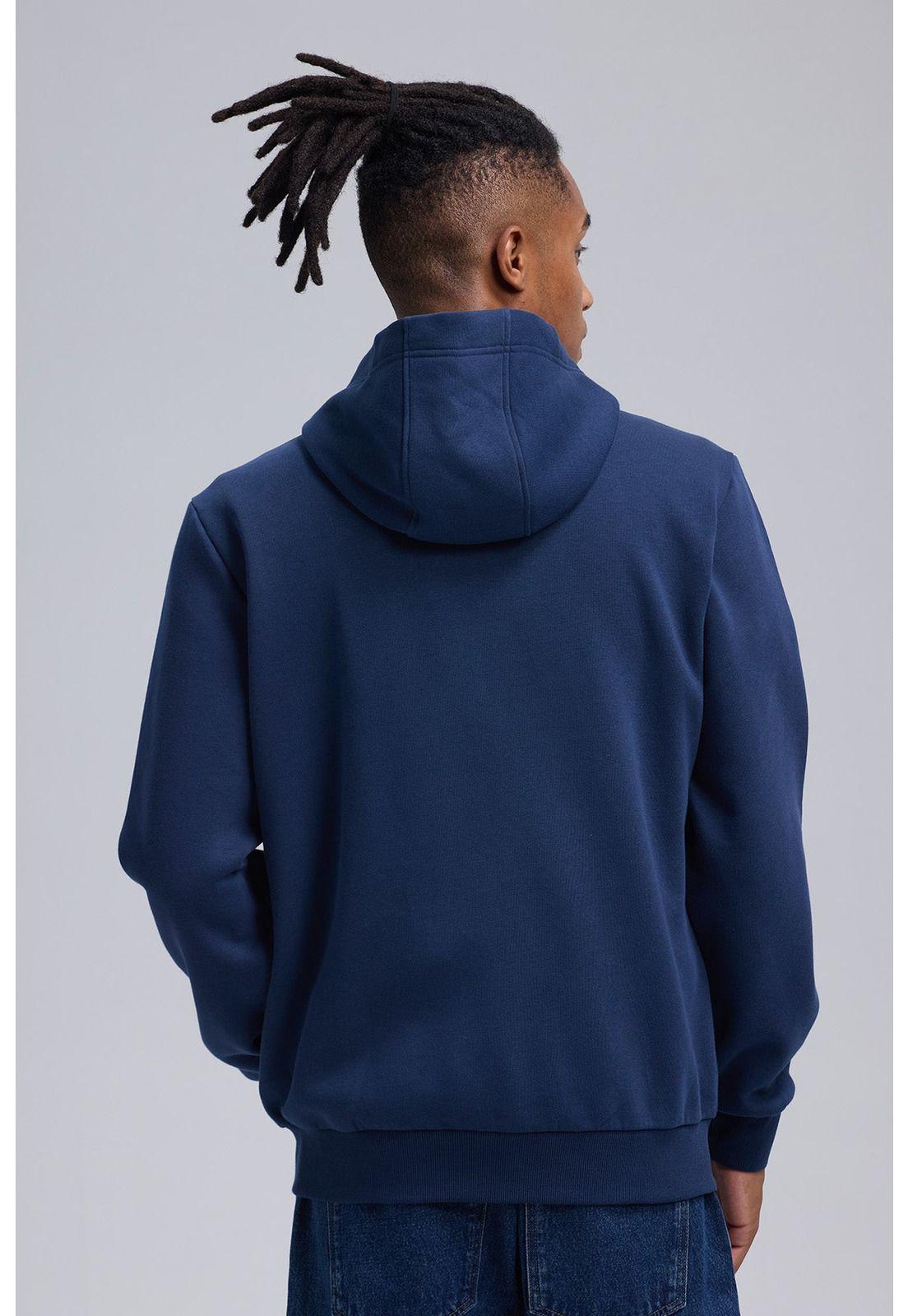 Polerón Hombre Full Zipper Azul - lll-2