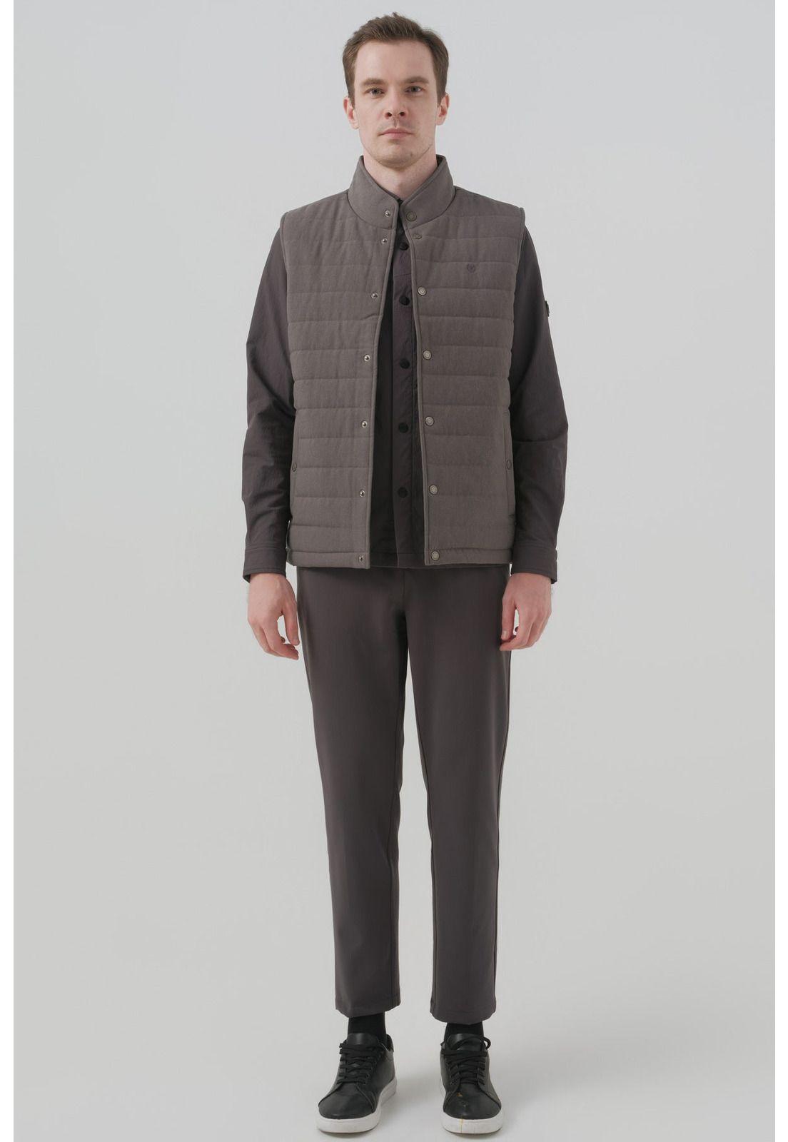 Parka Hombre Regular Gris-3