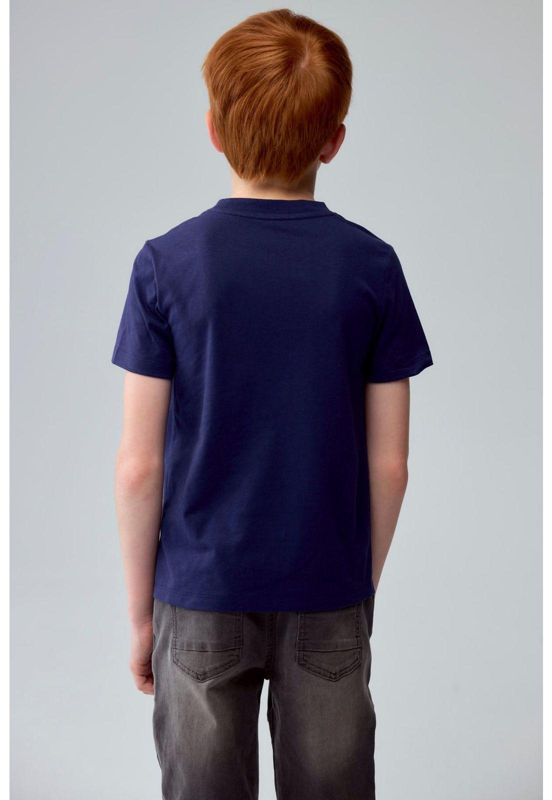 Polera Niño Bipack Azul Oscuro-2