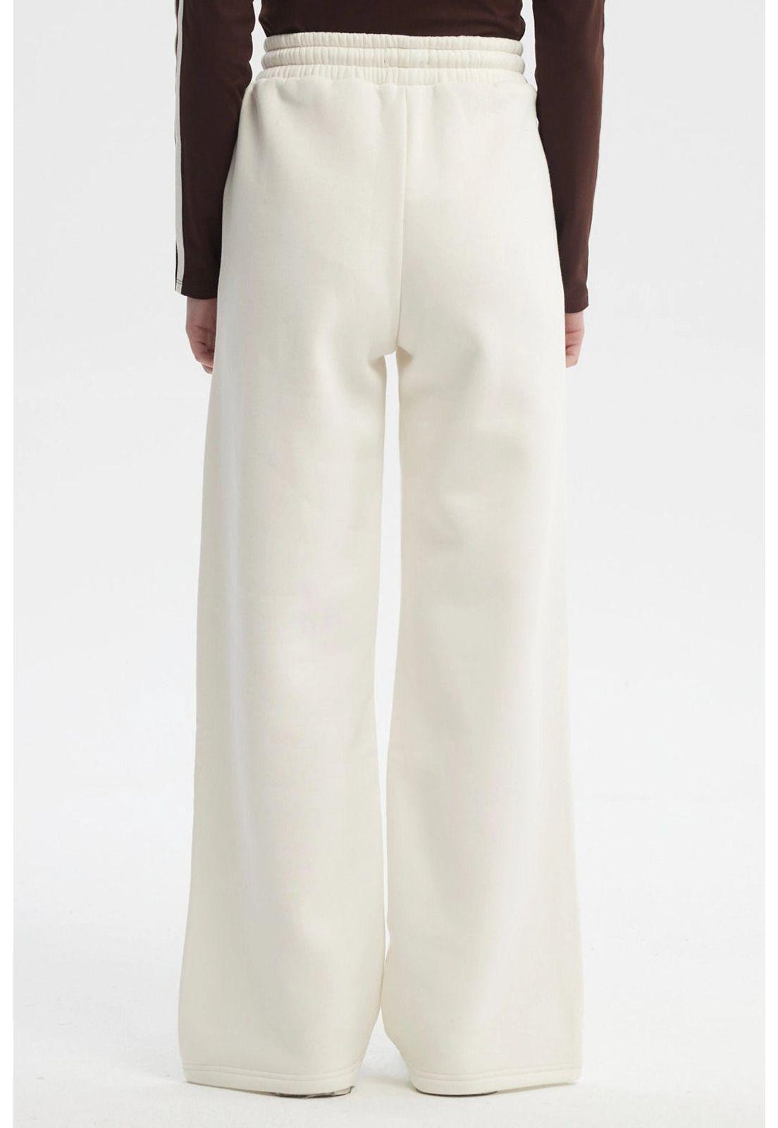 Pantalón Buzo Mujer Conjunto Crema-2