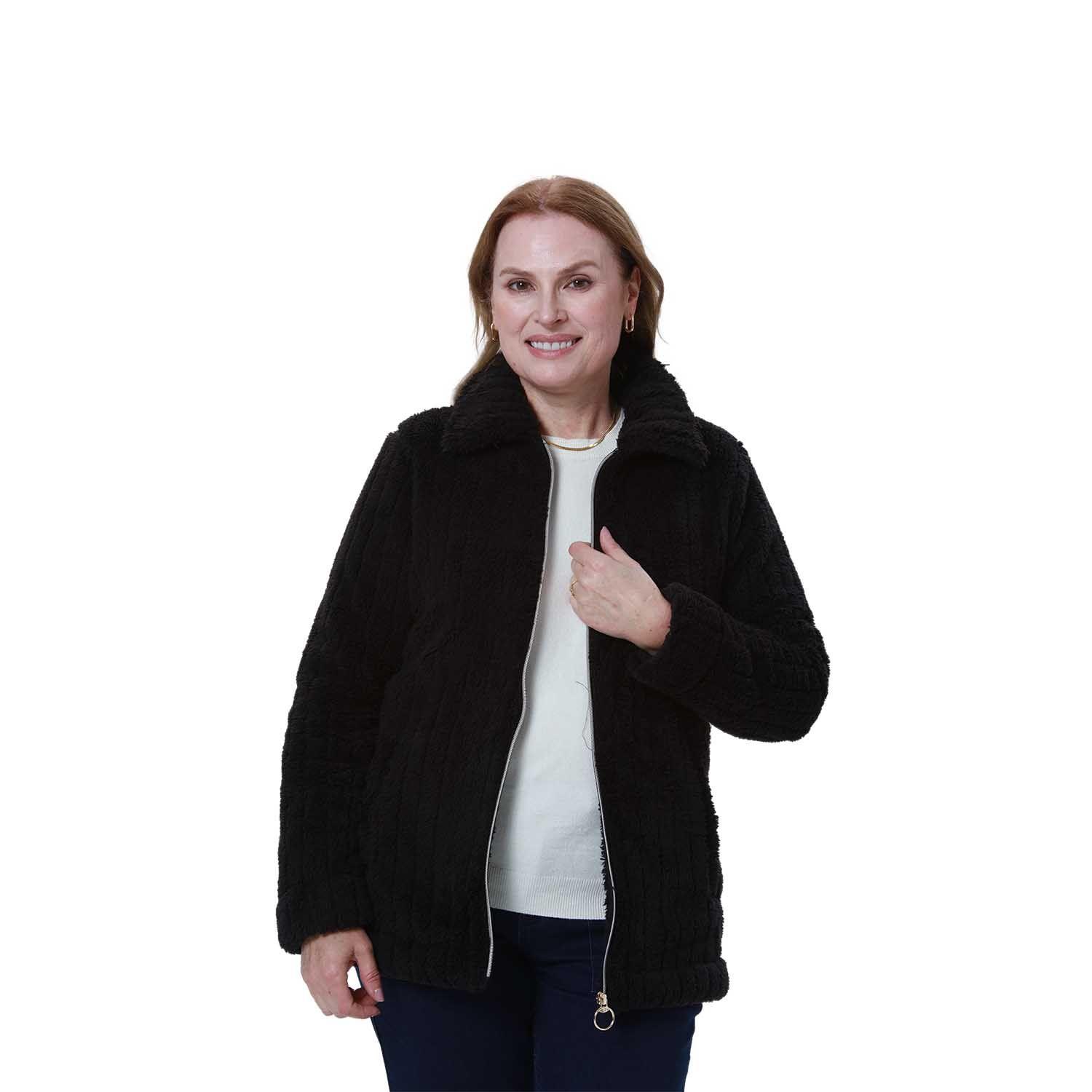 Polar Mujer Full Zipper Negro I-0