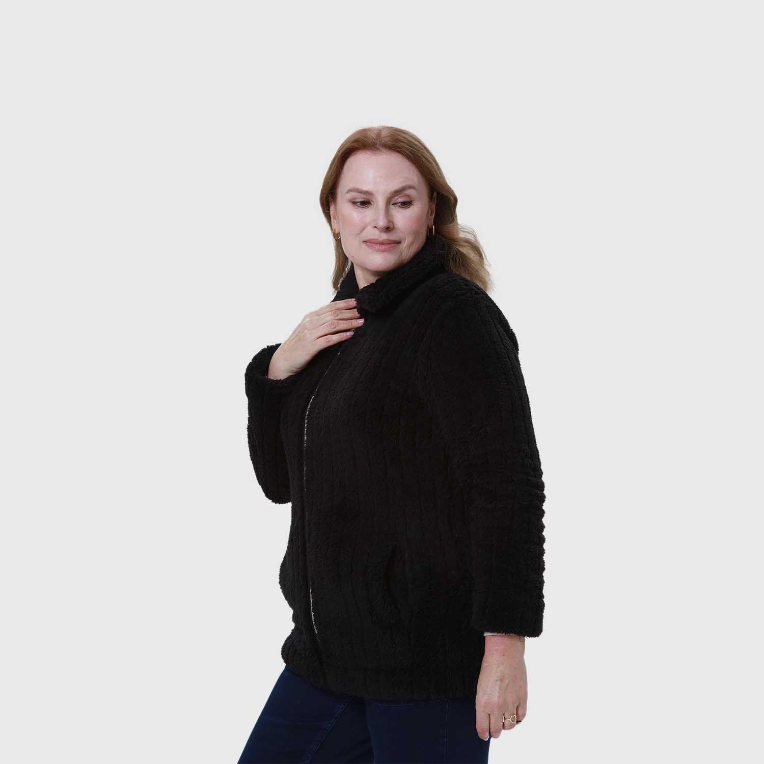 Polar Mujer Full Zipper Negro I-1