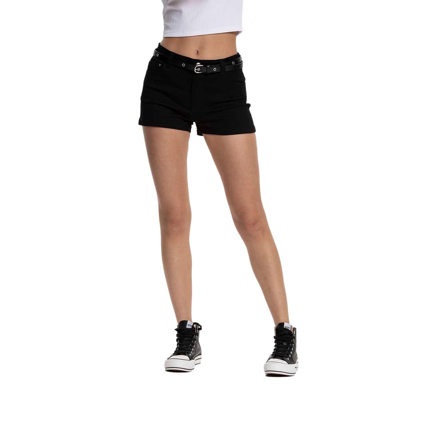 Short Mujer Cinturón Negro Fashion's Park-0