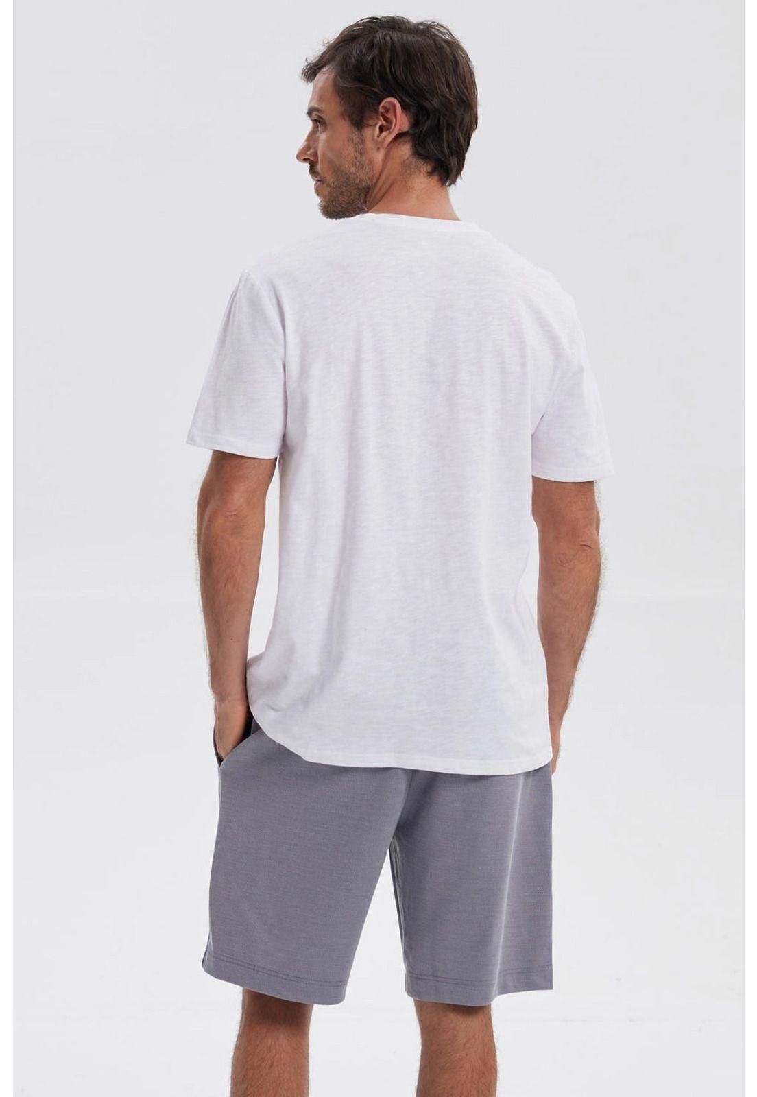 Polera Hombre 3 Botones Blanco-2