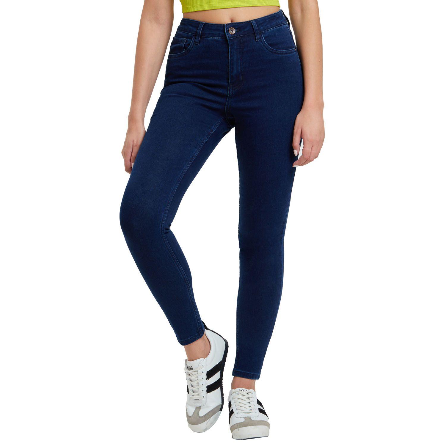 Jeans Super Skinny Emilia Azul Marino Mujer-0