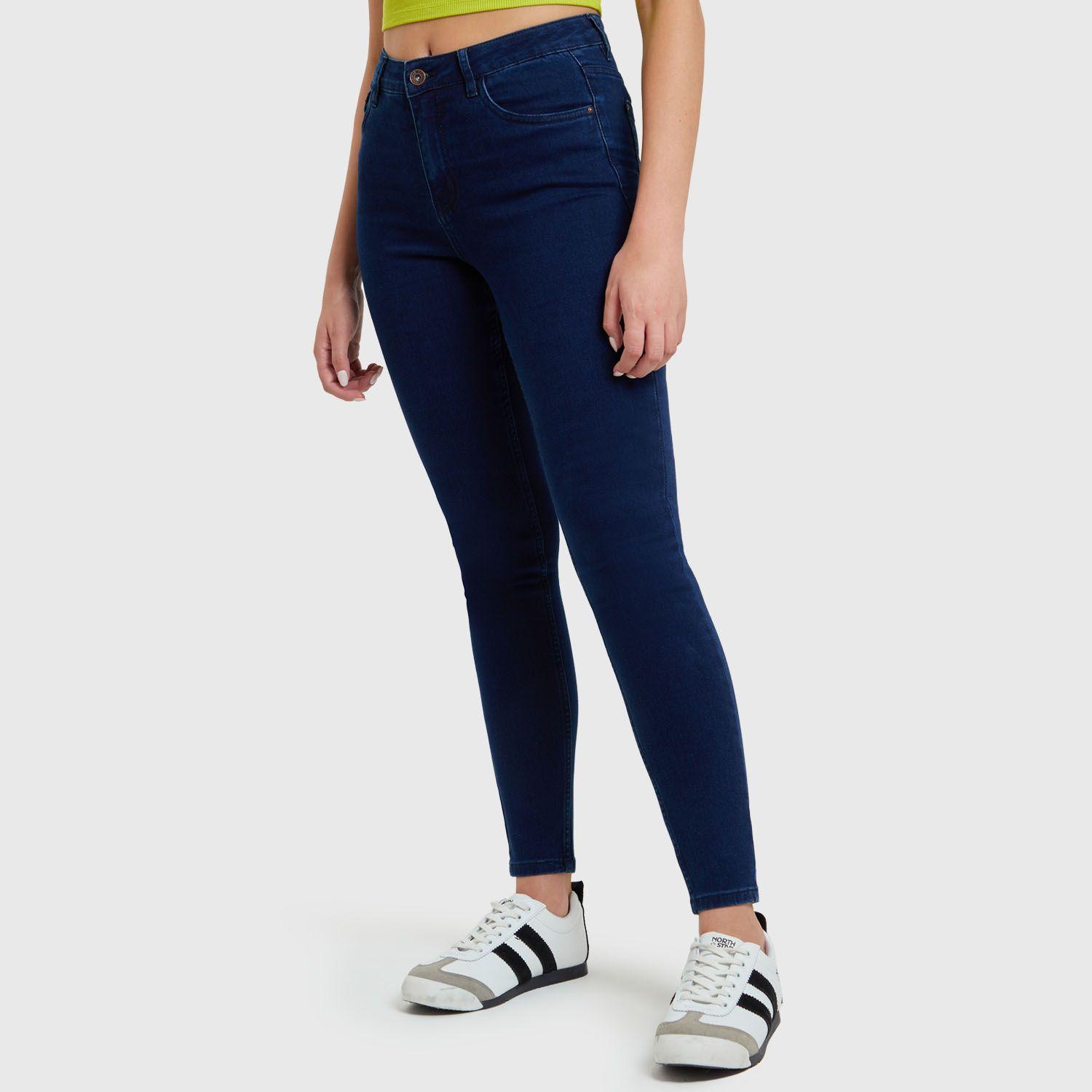 Jeans Super Skinny Emilia Azul Marino Mujer-1