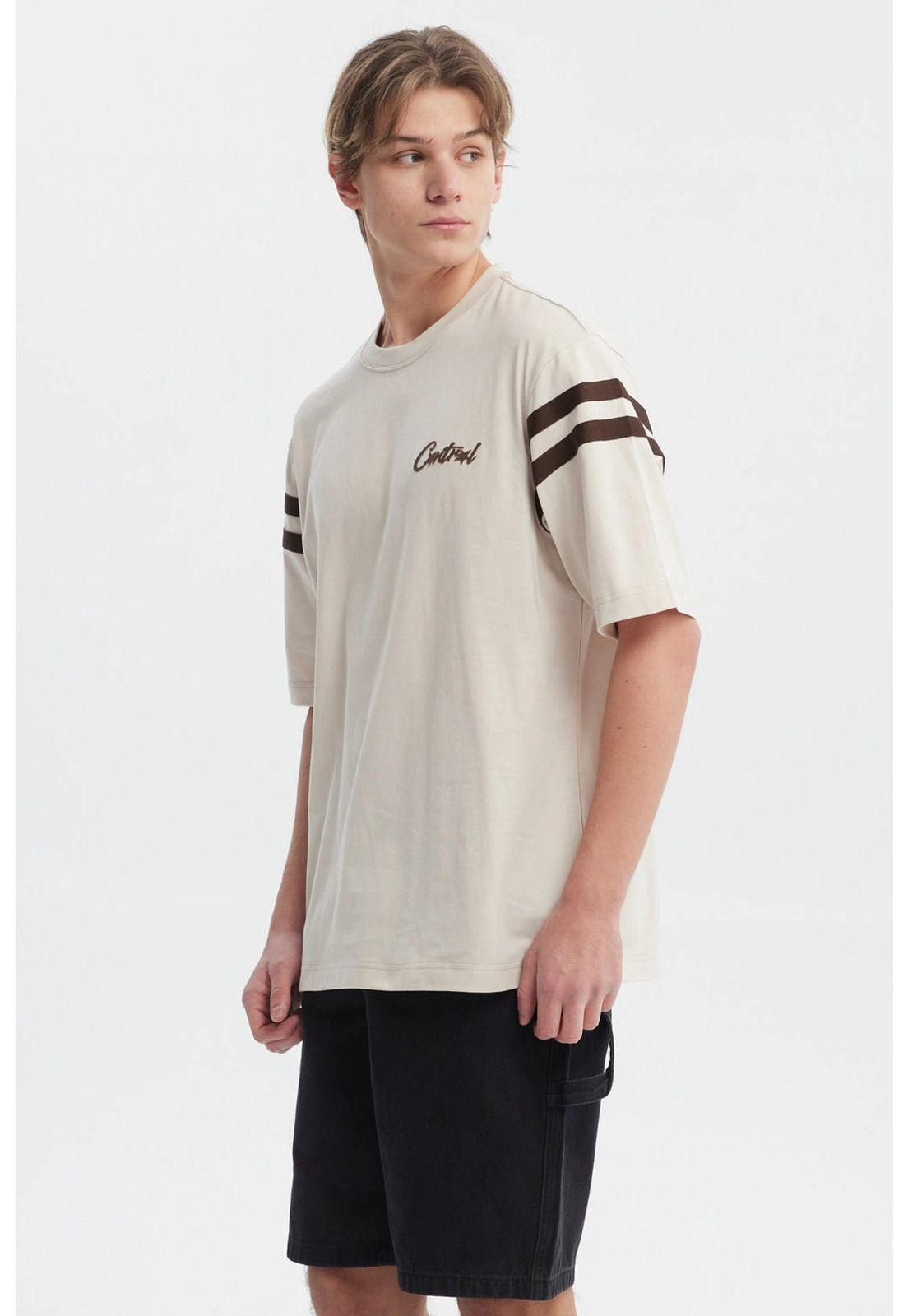 Polera Hombre Oversize Beige - Vlll-1