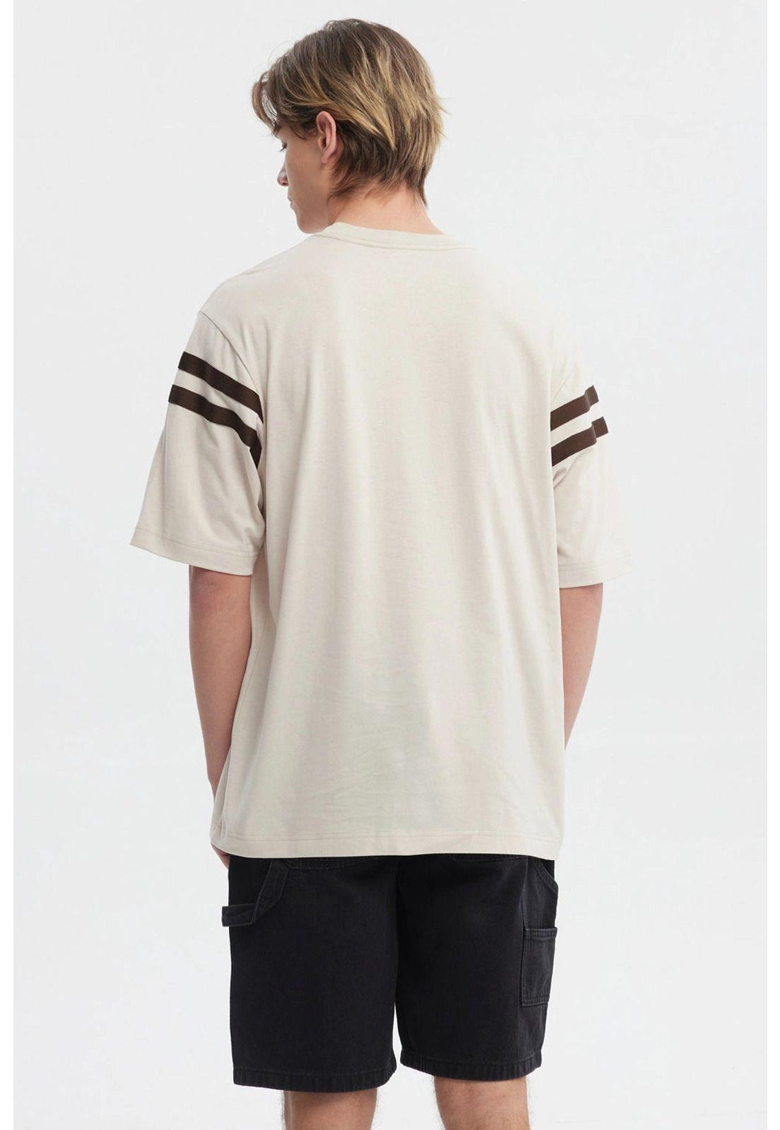 Polera Hombre Oversize Beige - Vlll-2