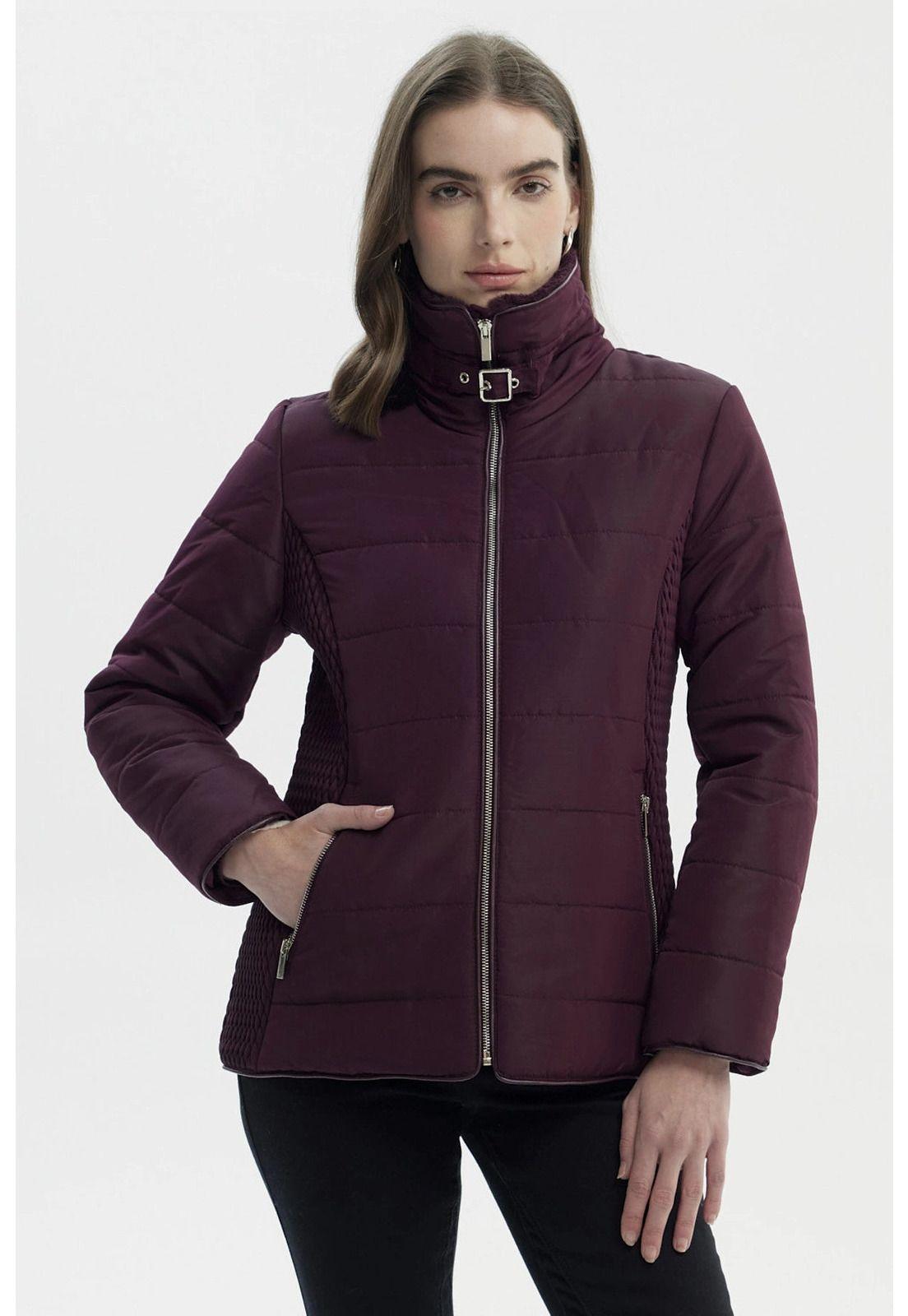 Parka Mujer Slim Rojo - ll-0