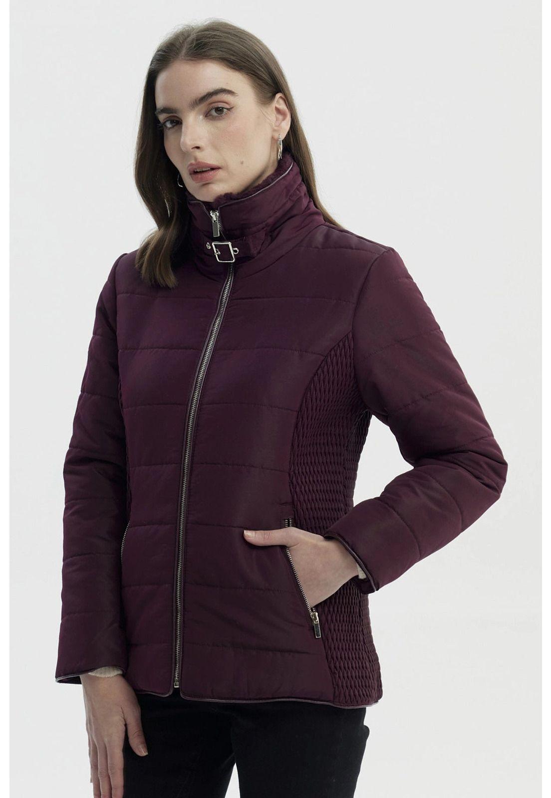 Parka Mujer Slim Rojo - ll-1