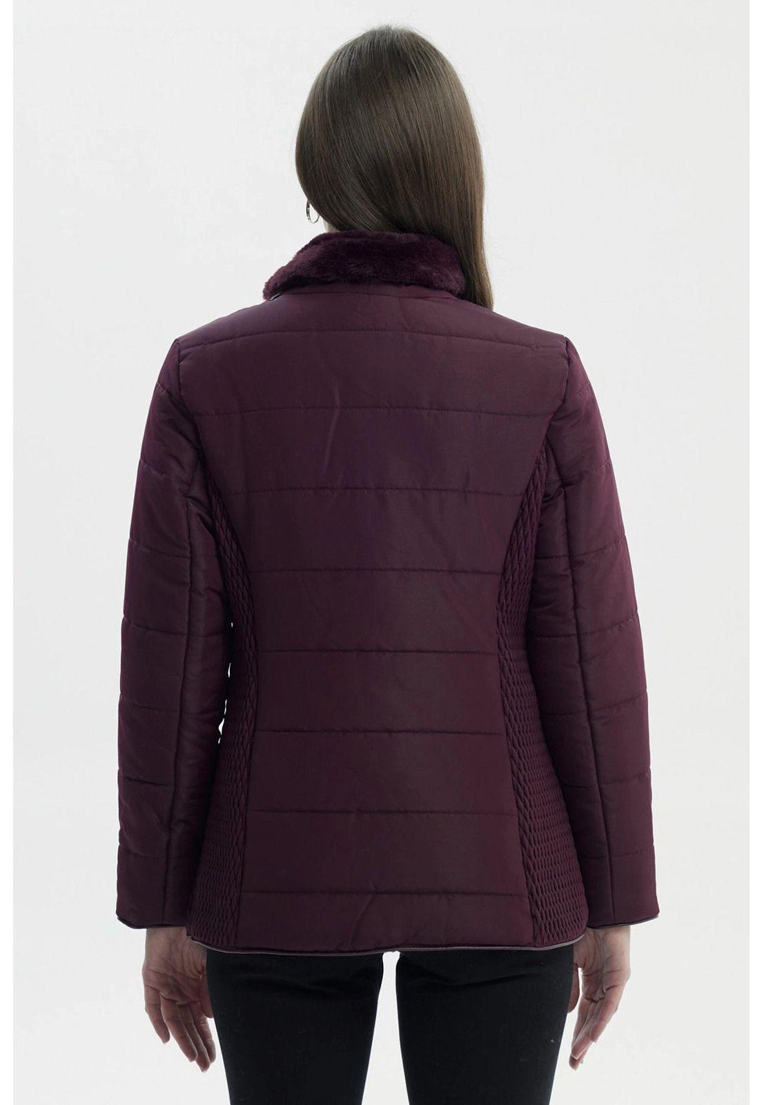 Parka Mujer Slim Rojo - ll-2