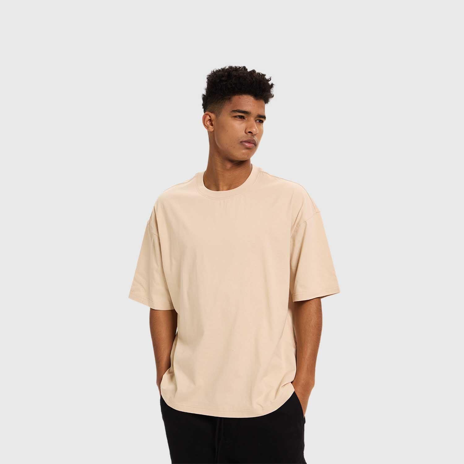 Polera Hombre Oversize Beige II Fashion's Park-1