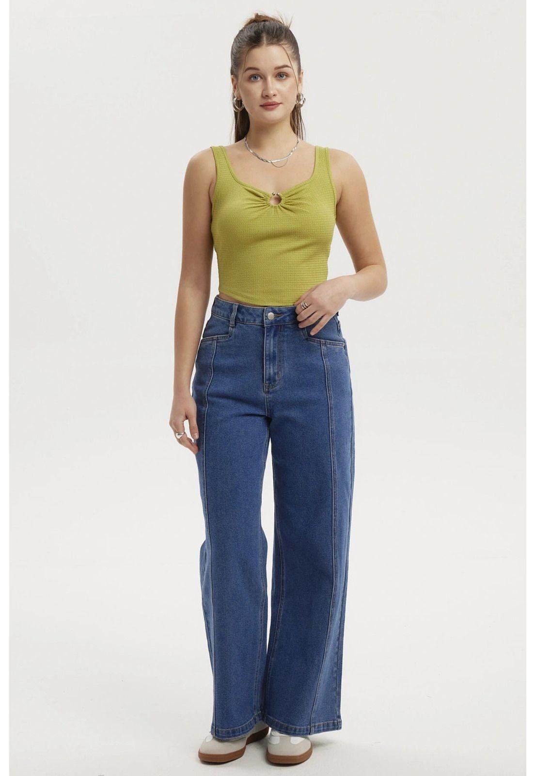 Polera Mujer Argolla Verde-3