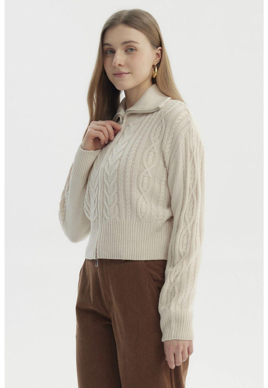 Sweater Mujer Juvenil Beige - lll-1