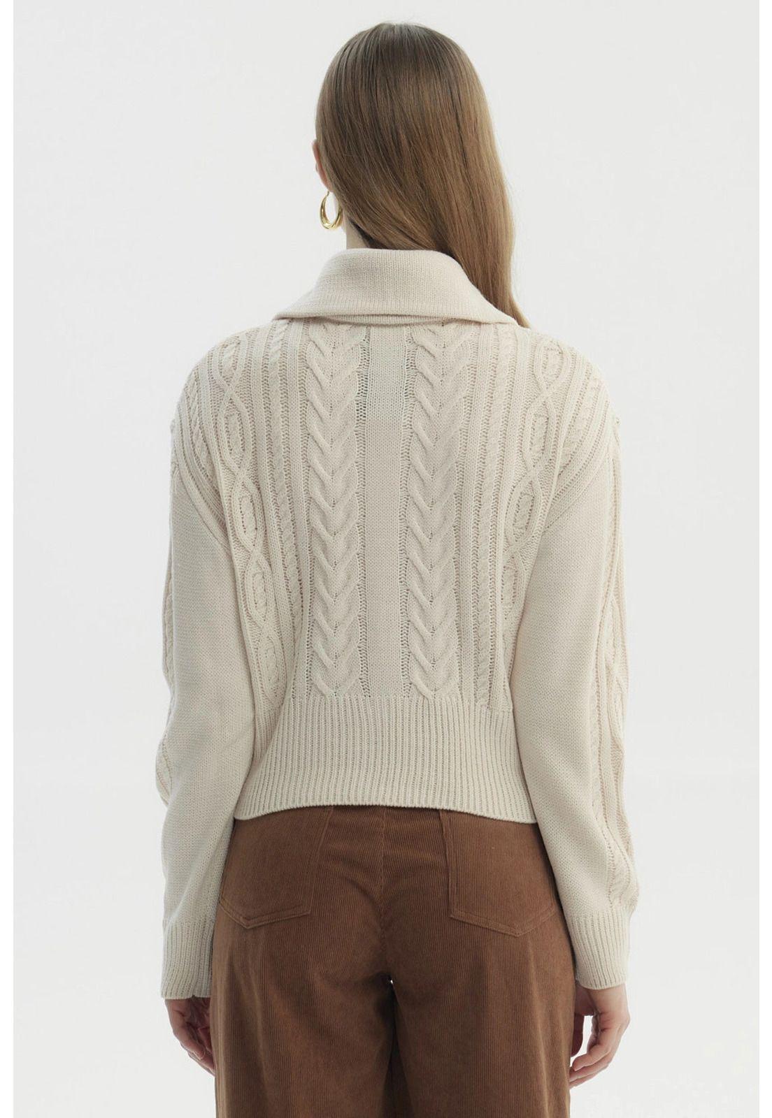 Sweater Mujer Juvenil Beige - lll-2