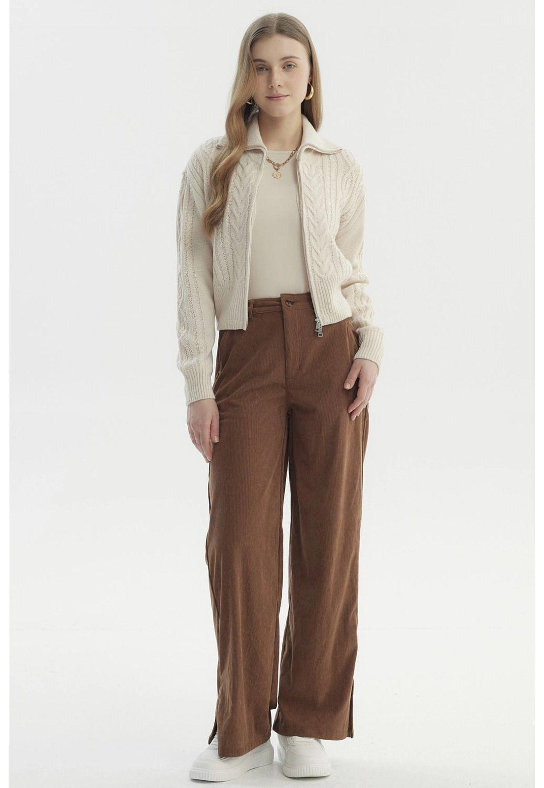 Sweater Mujer Juvenil Beige - lll-3