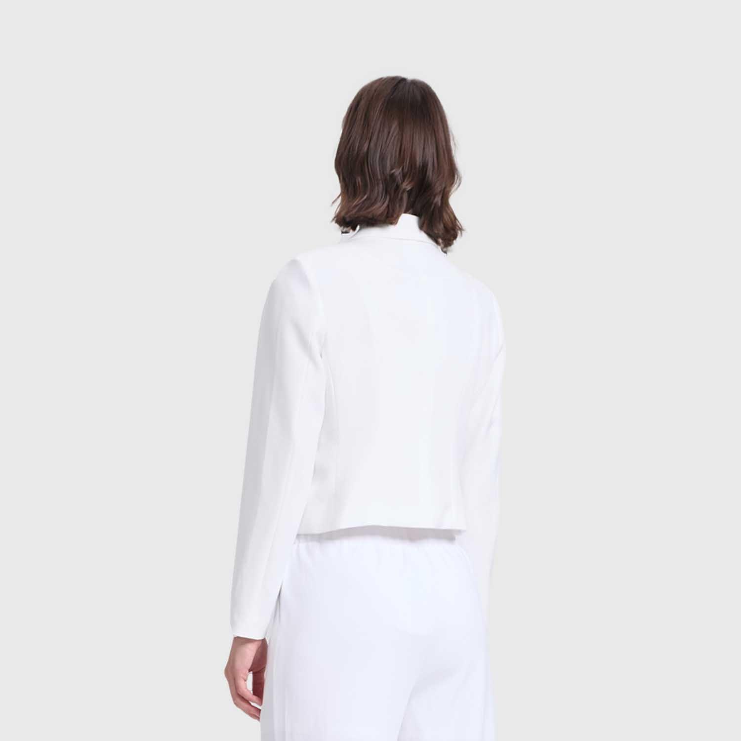 Blazer Mujer Corte Cruzado Crudo Fashion's Park-2