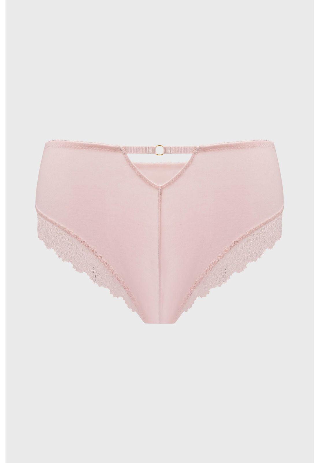 Calzón Mujer Pantaleta Detalle Encaje Palo Rosa-1