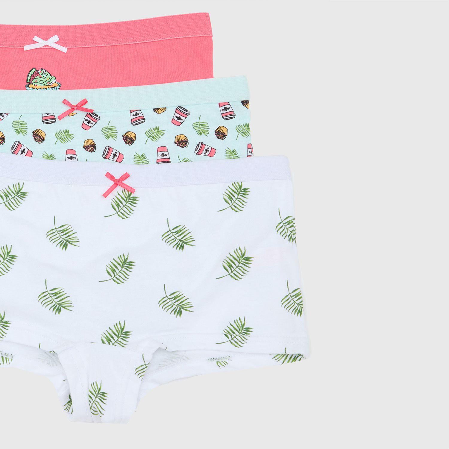Calzón Niña Tripack Pantaleta Rosado-1