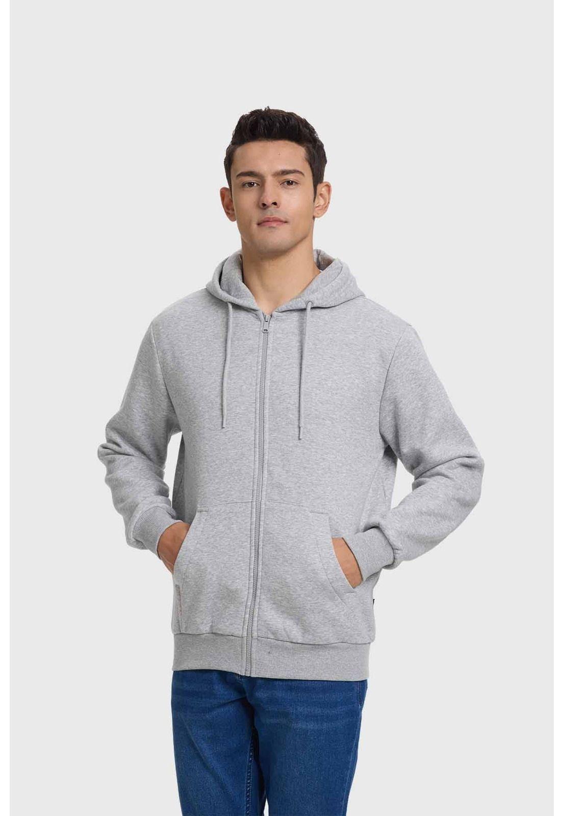 Polerón Hombre Gris-0