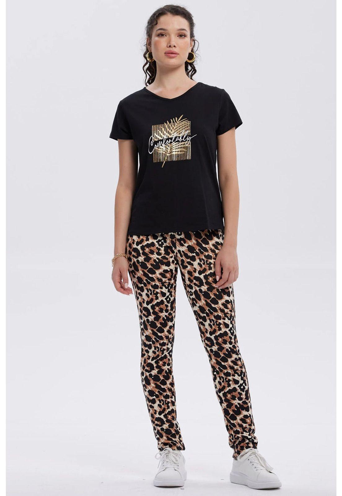 Calza Mujer Pretina Alta Beige-3