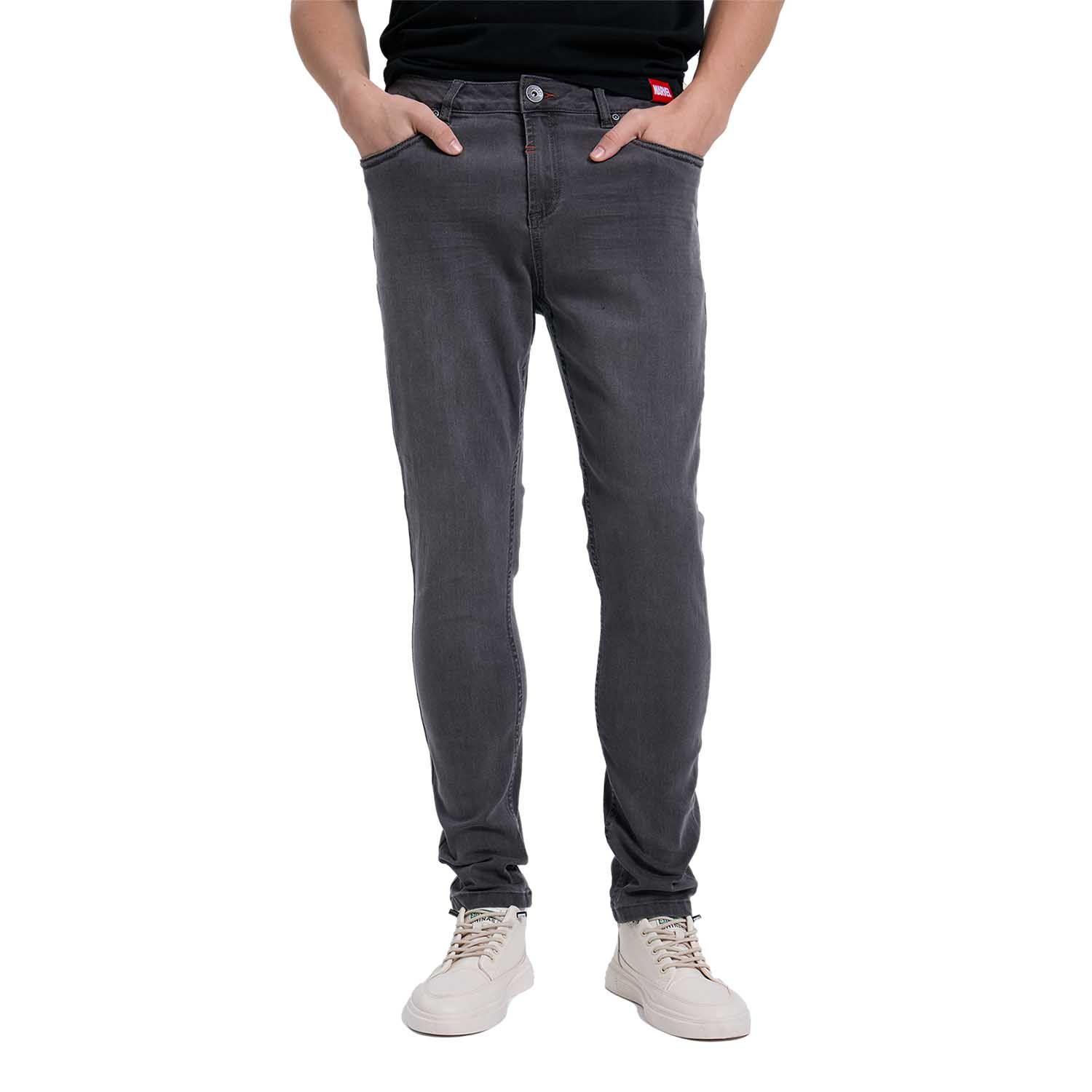 Jeans Hombre Skinny 101 Gris Oscuro Fashion's Park-0