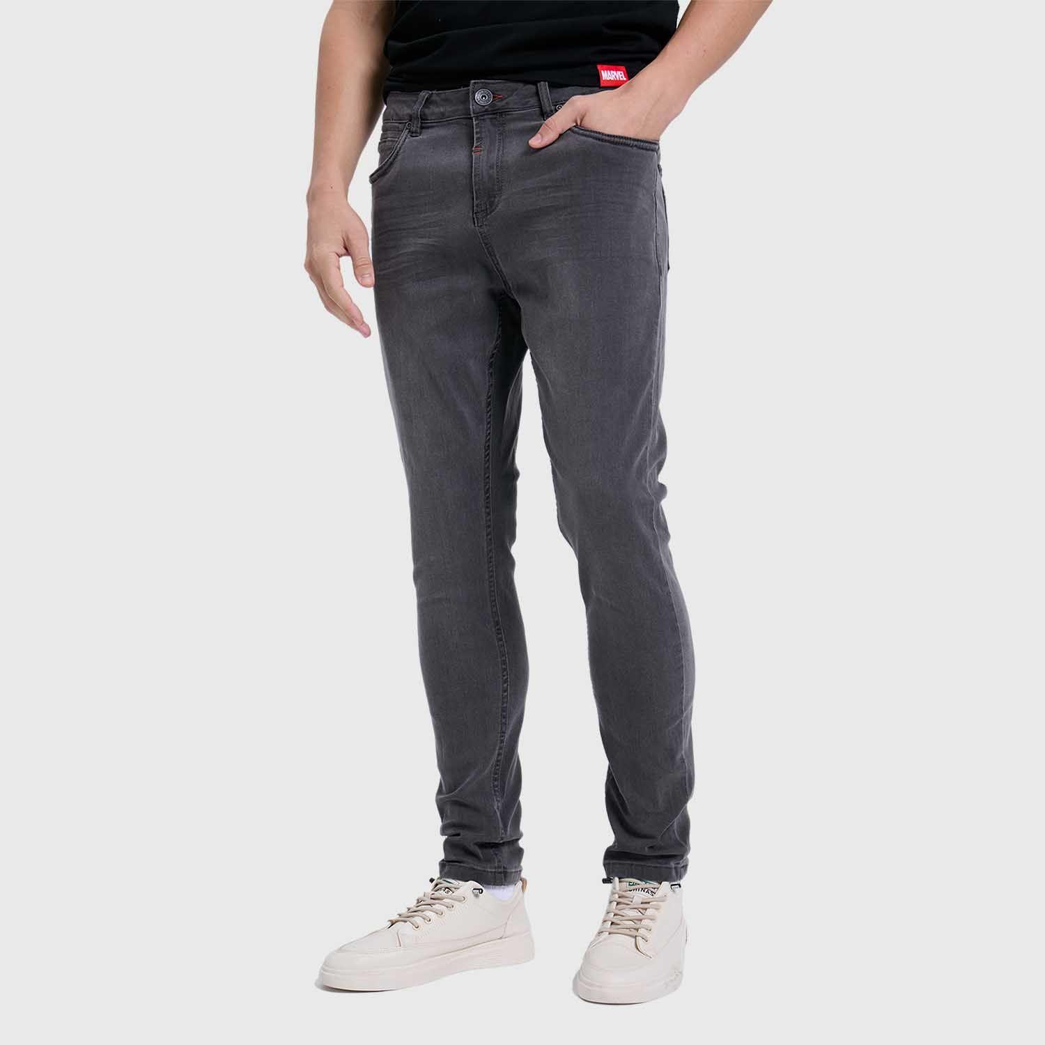 Jeans Hombre Skinny 101 Gris Oscuro Fashion's Park-1
