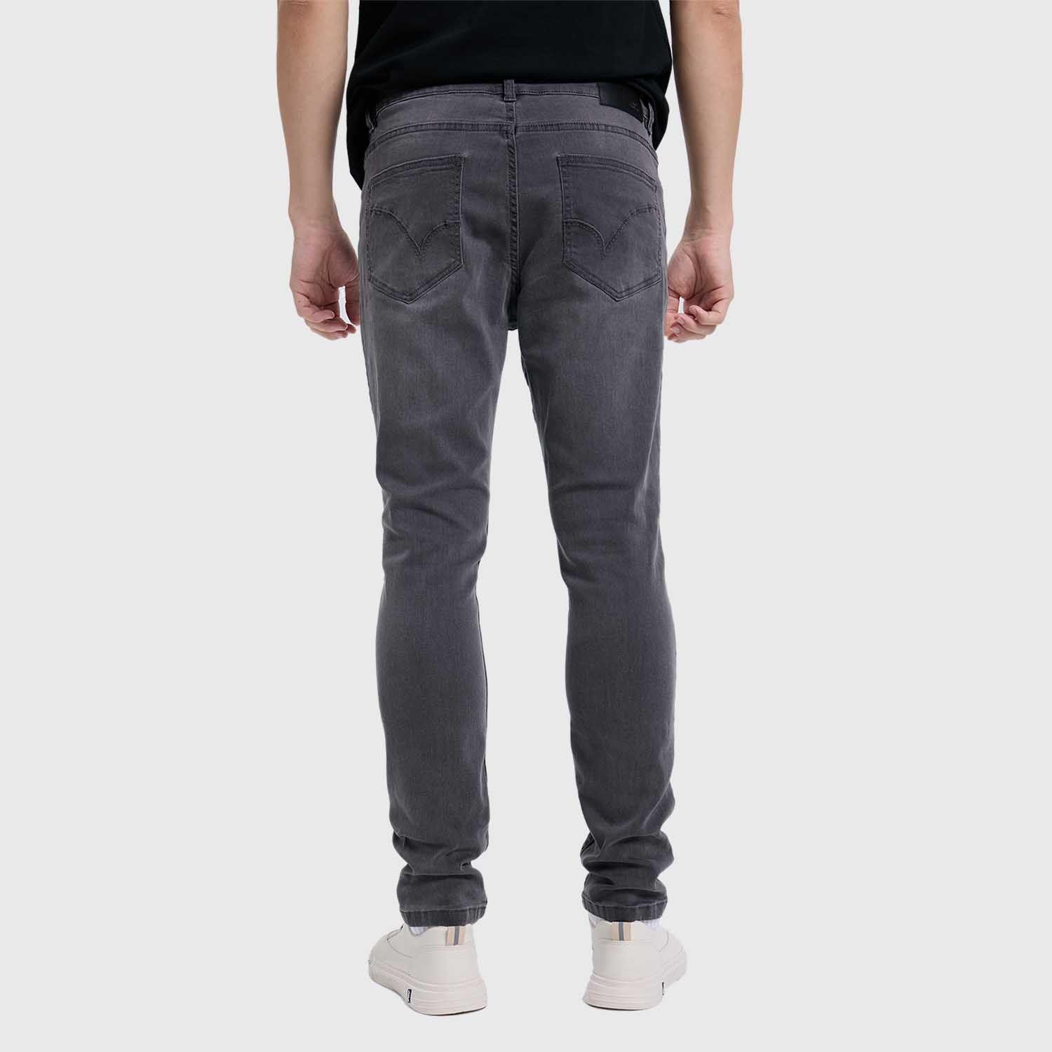 Jeans Hombre Skinny 101 Gris Oscuro Fashion's Park-2