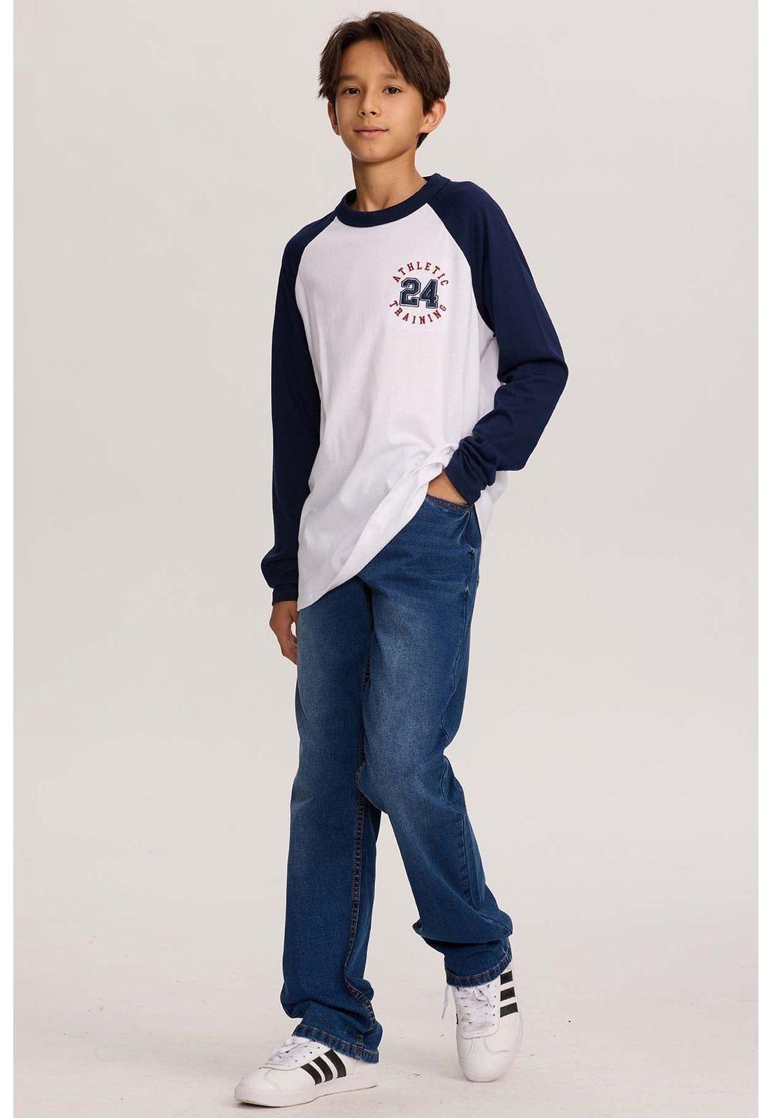 Jeans Niño Básico Azul Oscuro-3