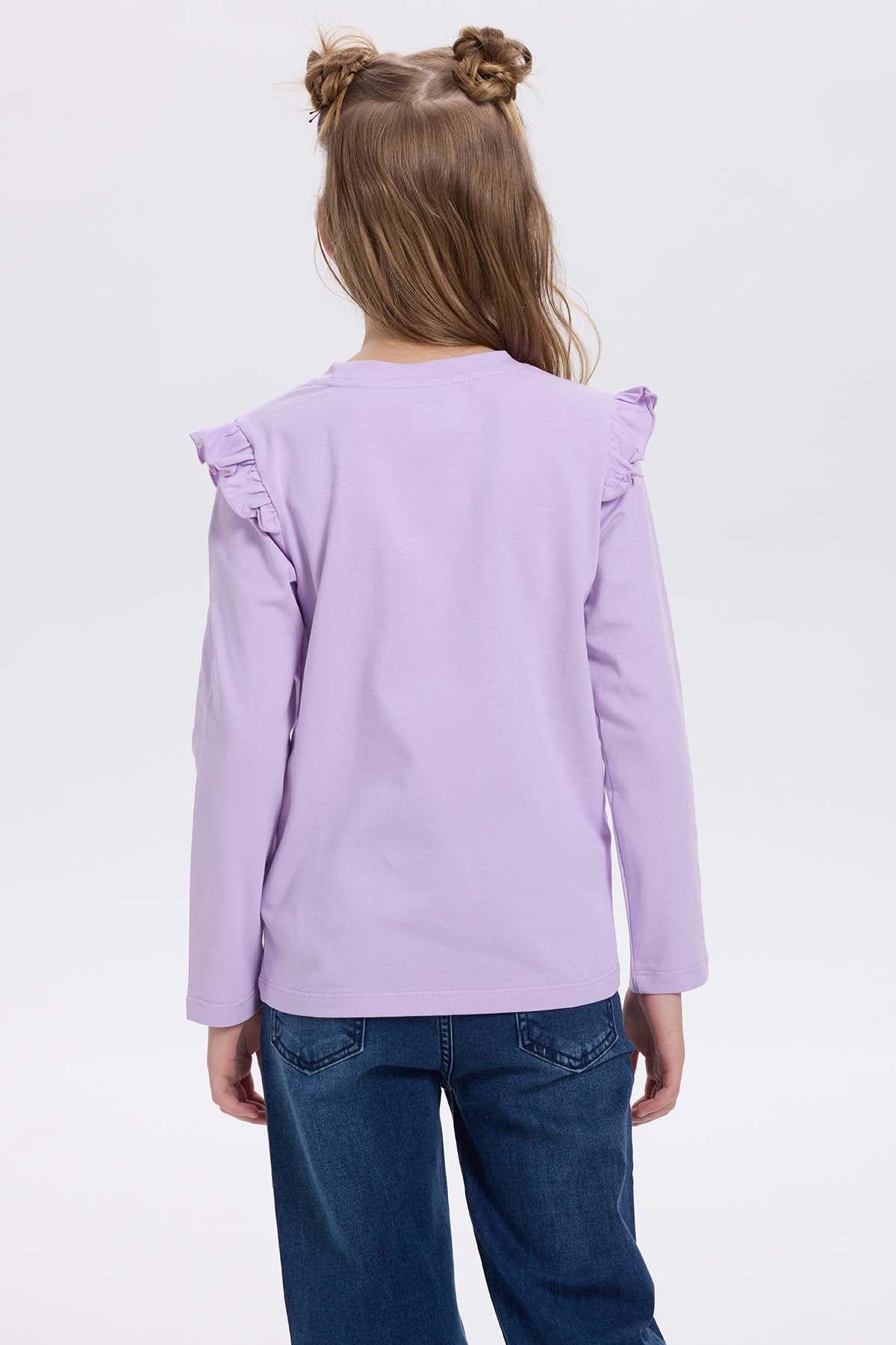 Polera Niña Print Posicional Lila-2