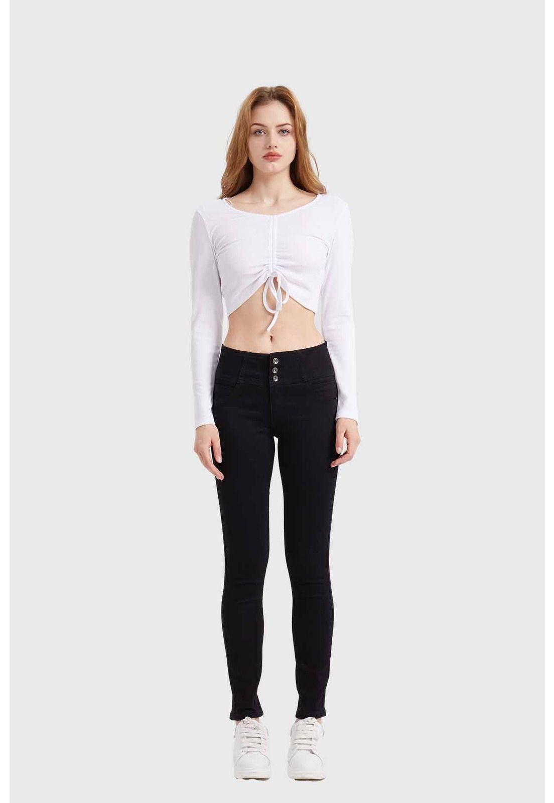 Jeans Mujer Skinny Castilla Negro-3