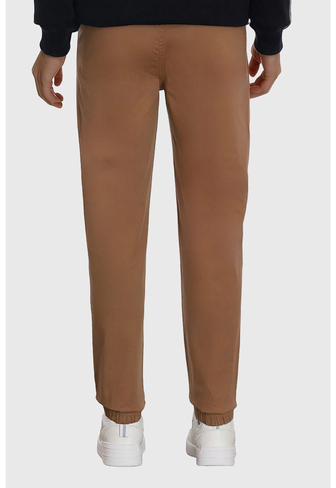 Pantalón Niño Jogger Caqui-1