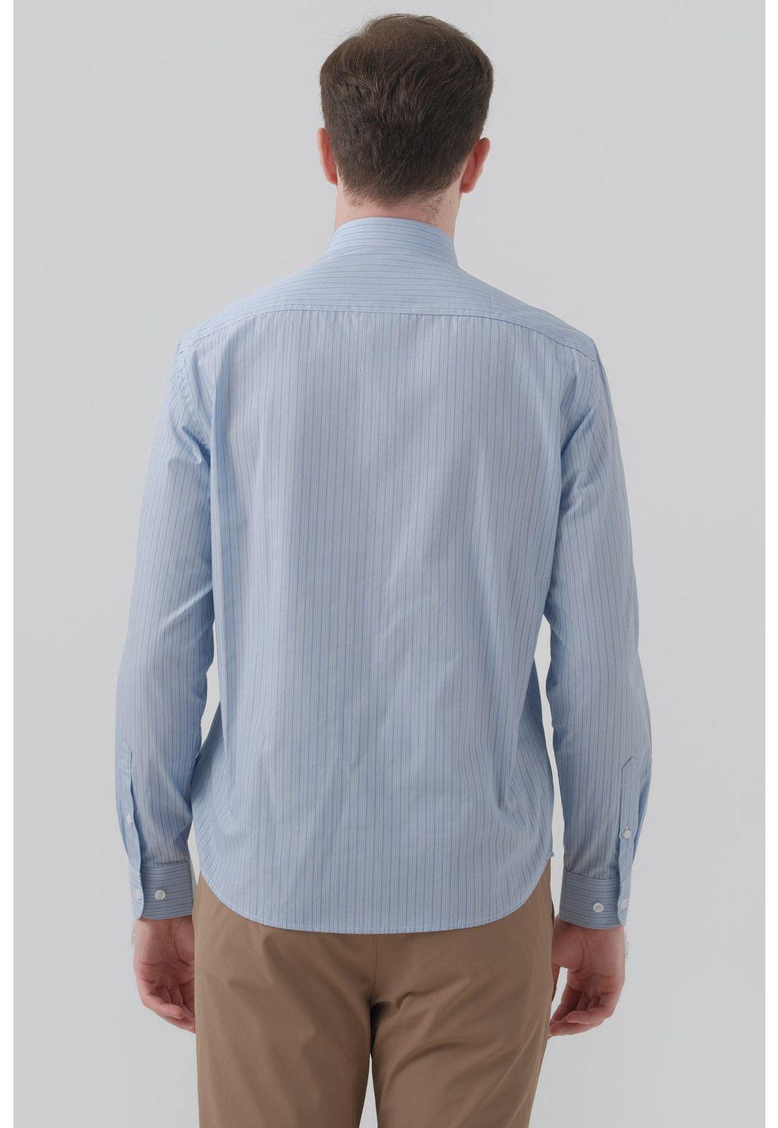 Camisa Hombre Regular Celeste - ll-2