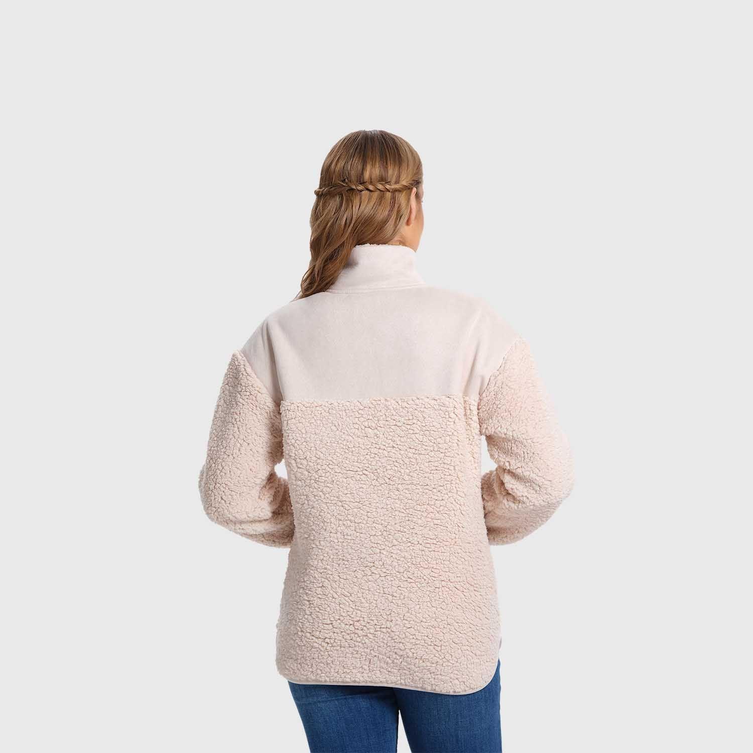 Polar Mujer Corderito Beige I-2