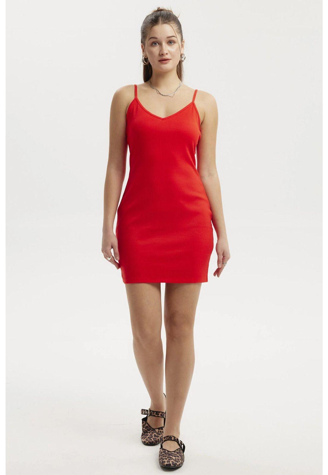 Vestido Mujer Corto Pabilo Rojo Oscuro-0