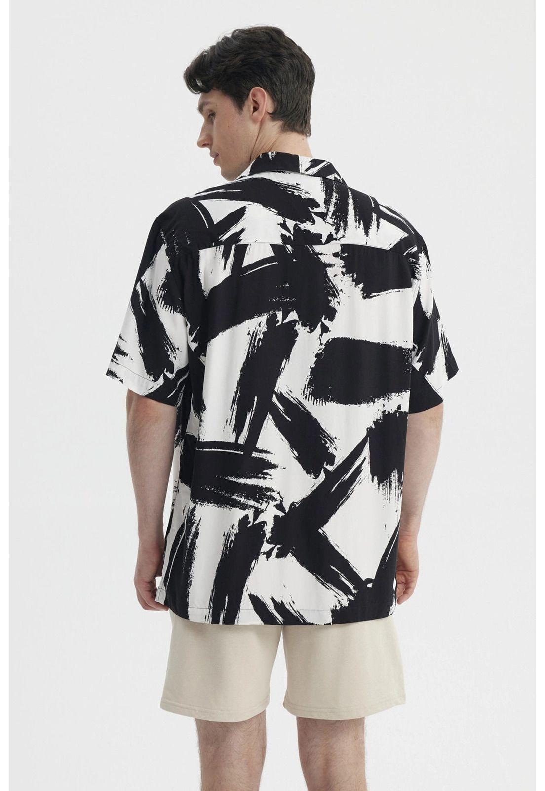 Camisa Hombre Rapport Negro- lll-2