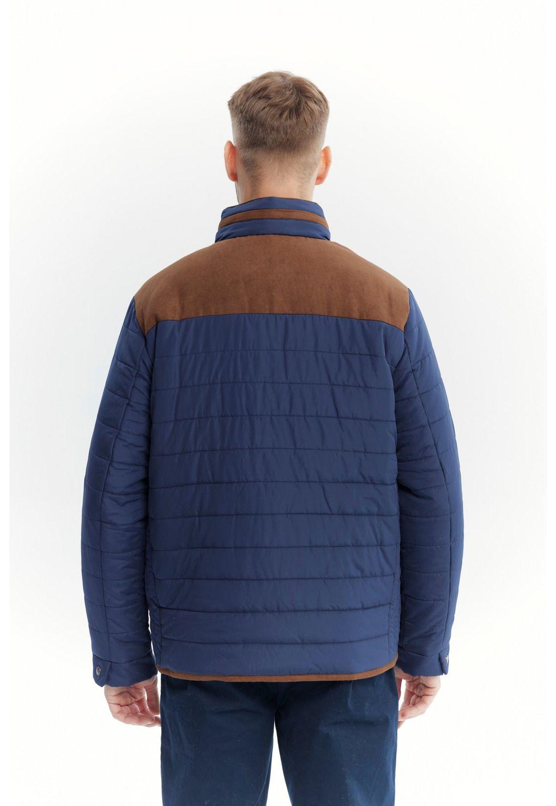 Parka Hombre Slim Azul - ll-2