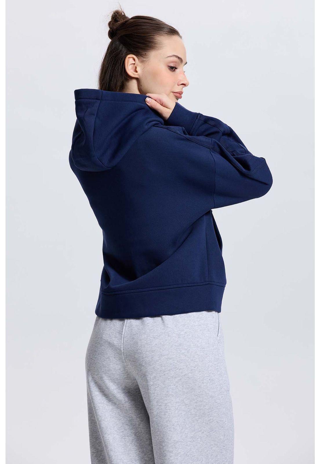 Polerón Mujer Full Zipper Azul-2