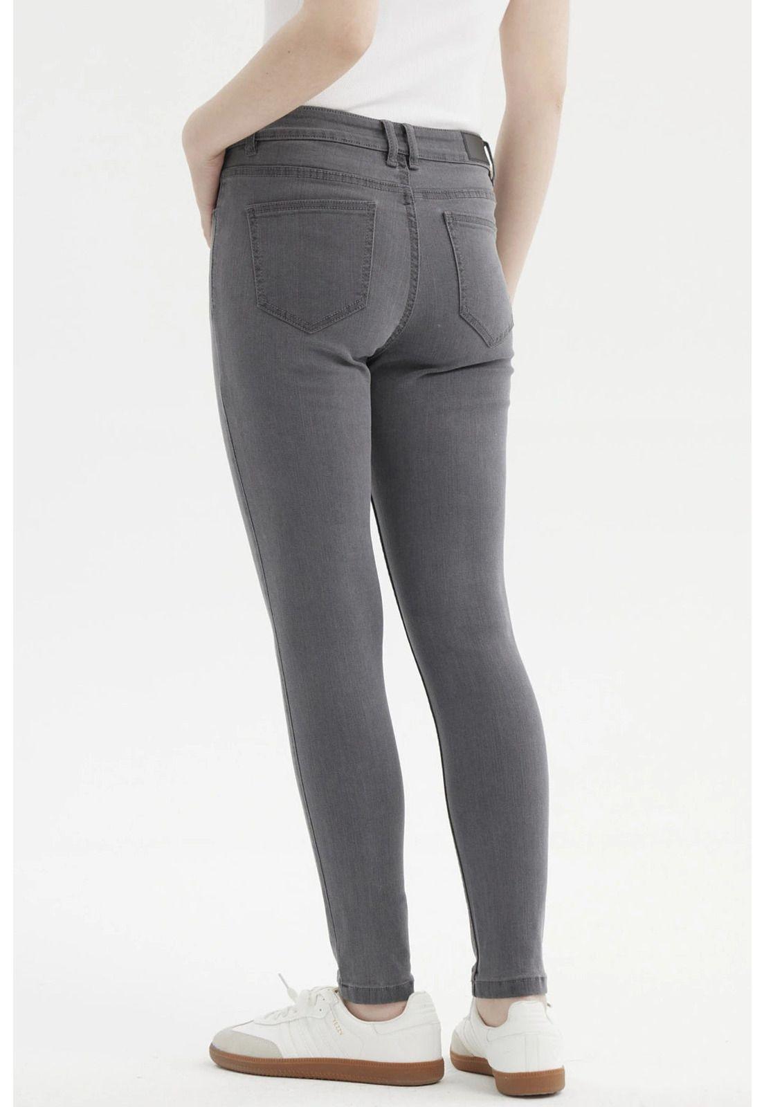 Jeans Mujer Super Skinny Estela Gris - ll-2