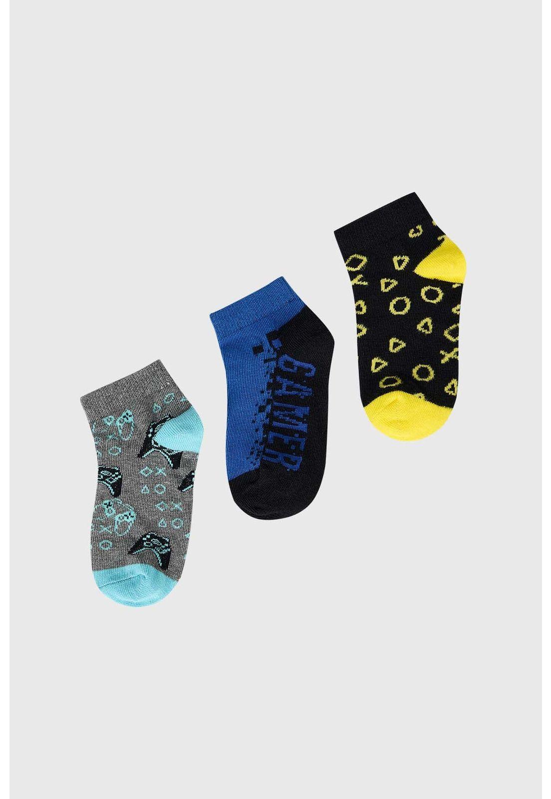 Calceta Deportiva Niño Tripack Calipso-0