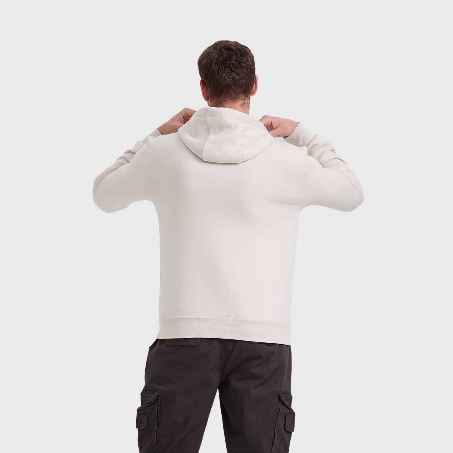 Polerón Hombre Hoodie Básico Beige Fashions Park-2