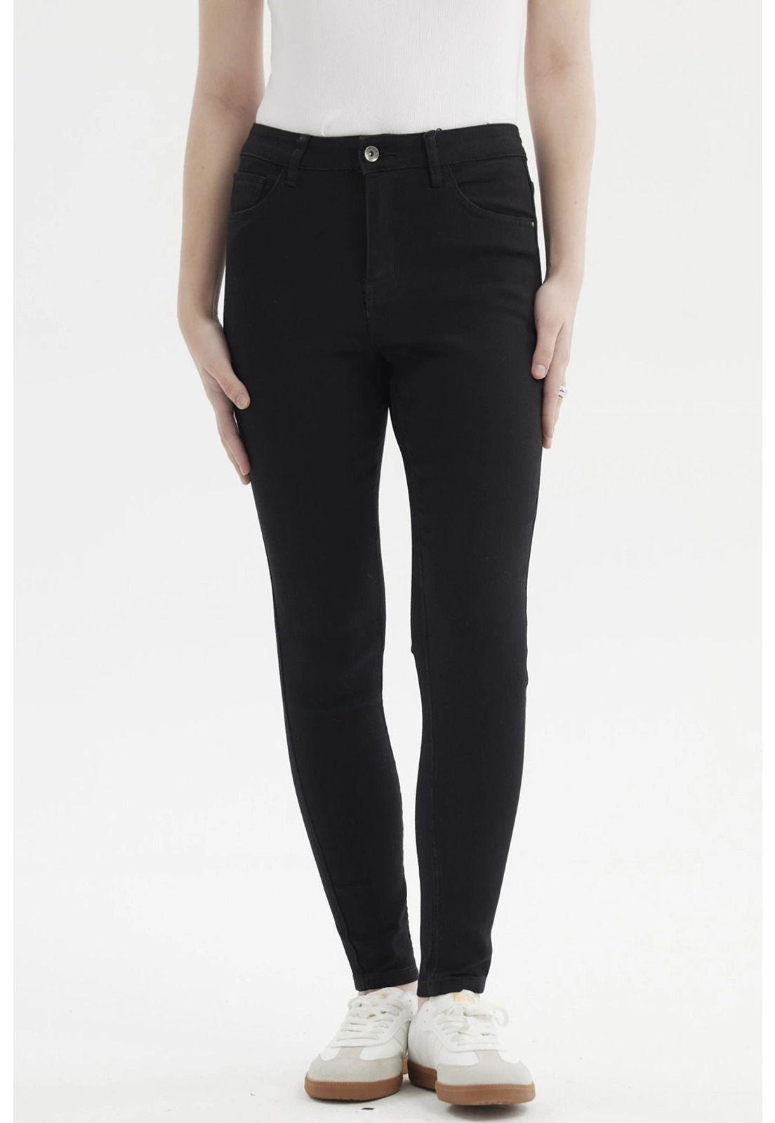 Jeans Mujer Super Skinny Emilia Negro - ll-0