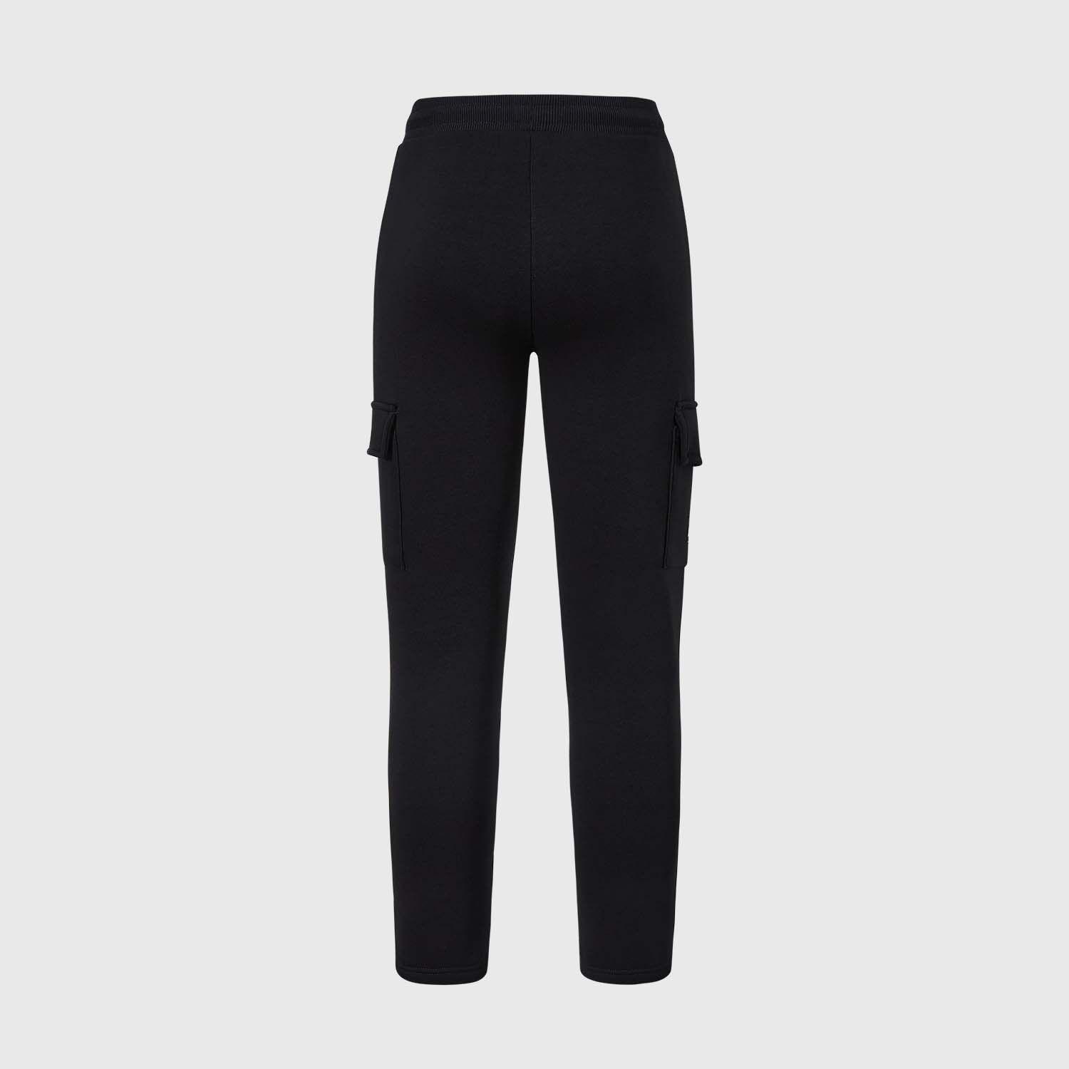 Pantalón Buzo Niño Cargo Con Cierre Negro-1