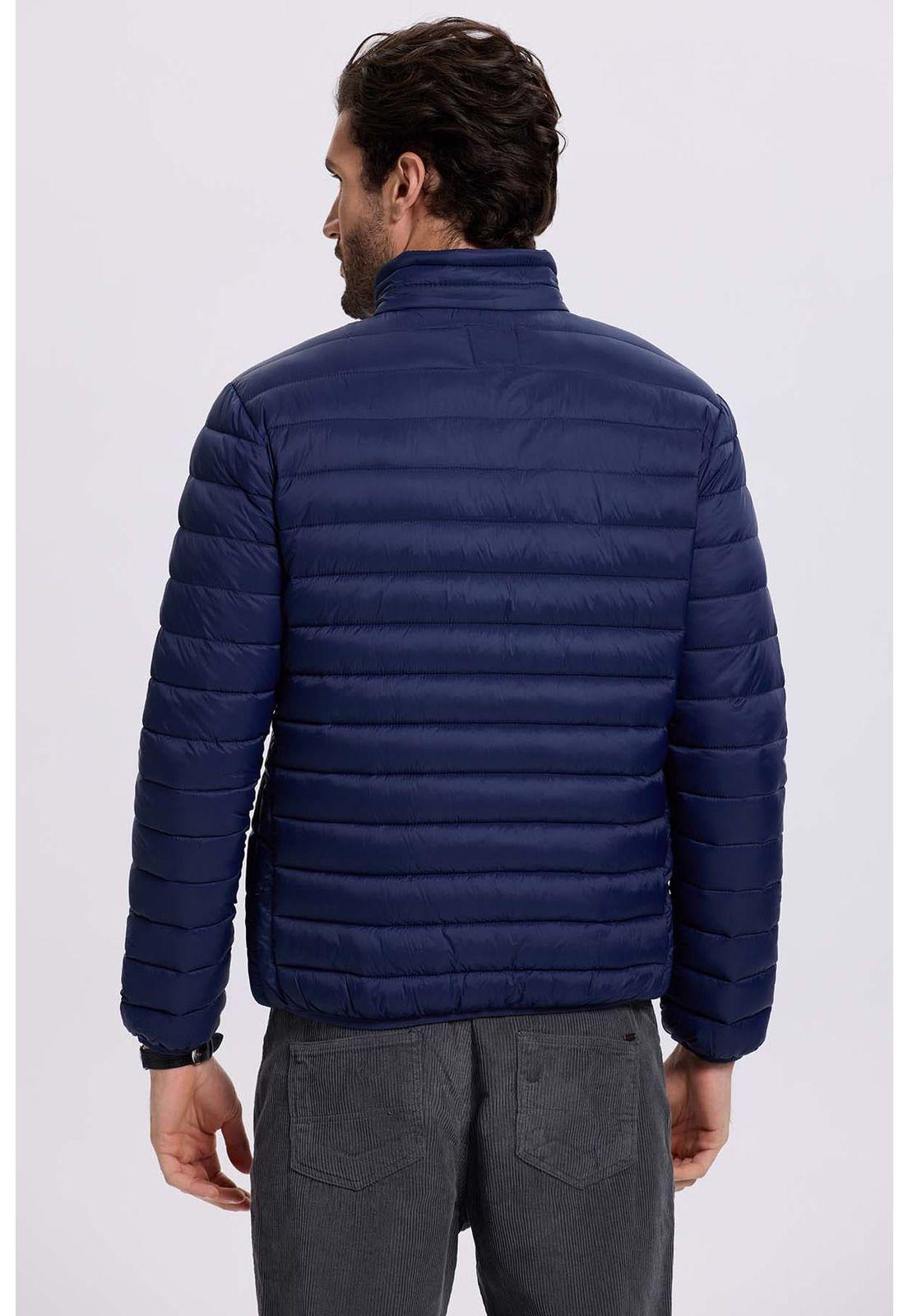 Parka Hombre Básica Azul-2