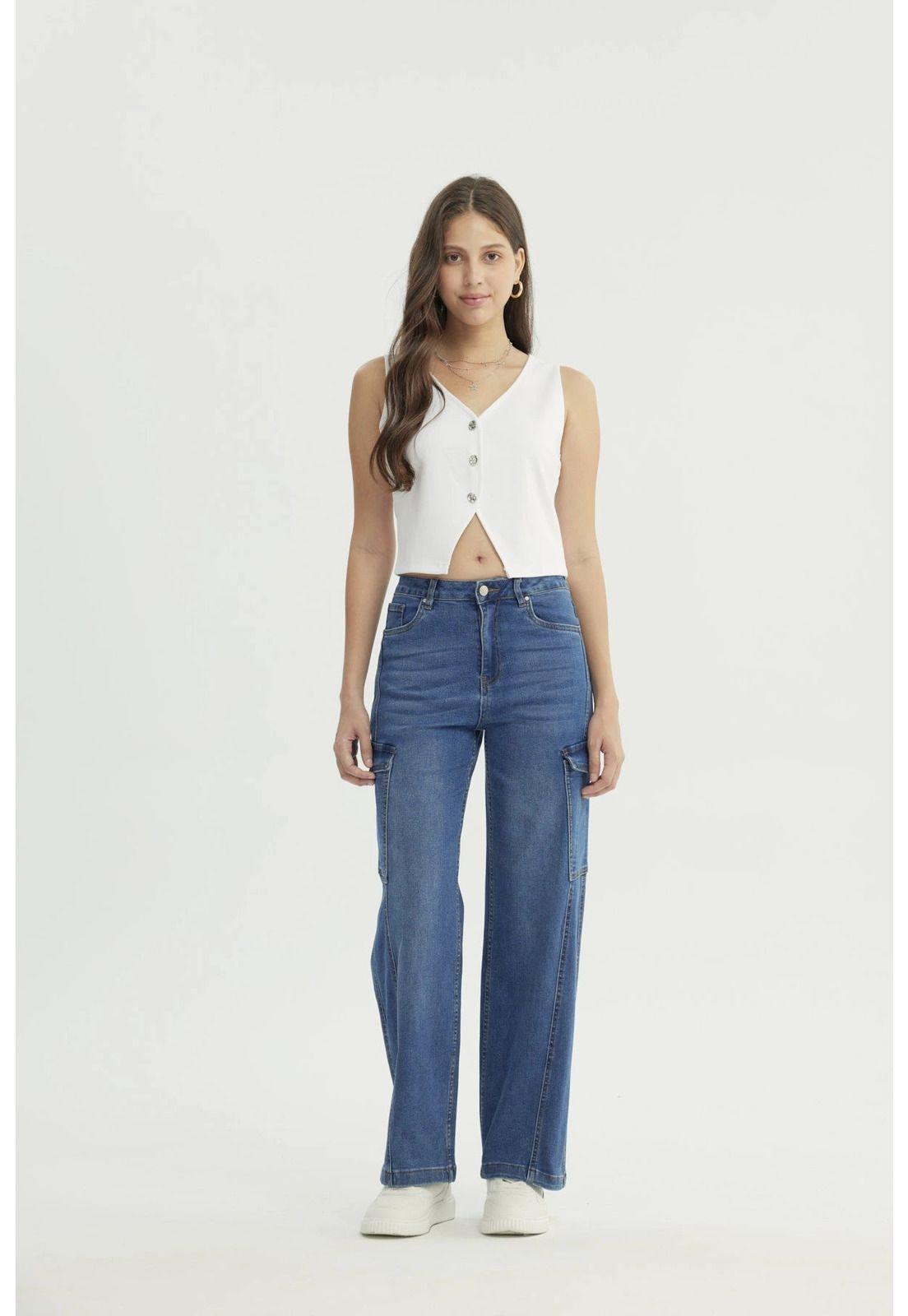 Blazer Mujer Slim Blanco-3