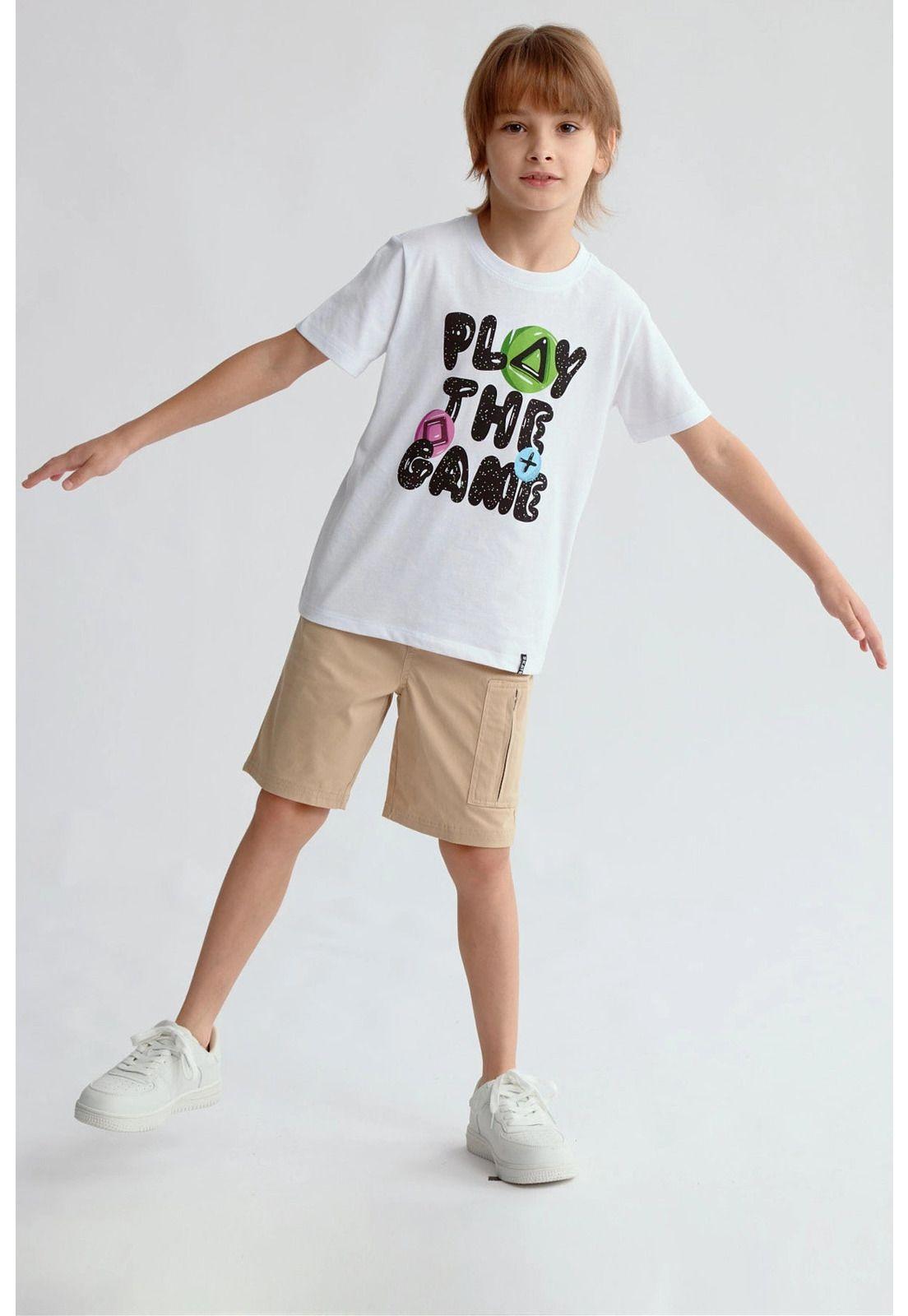 Bermuda Niño Bolsillo Camel-3